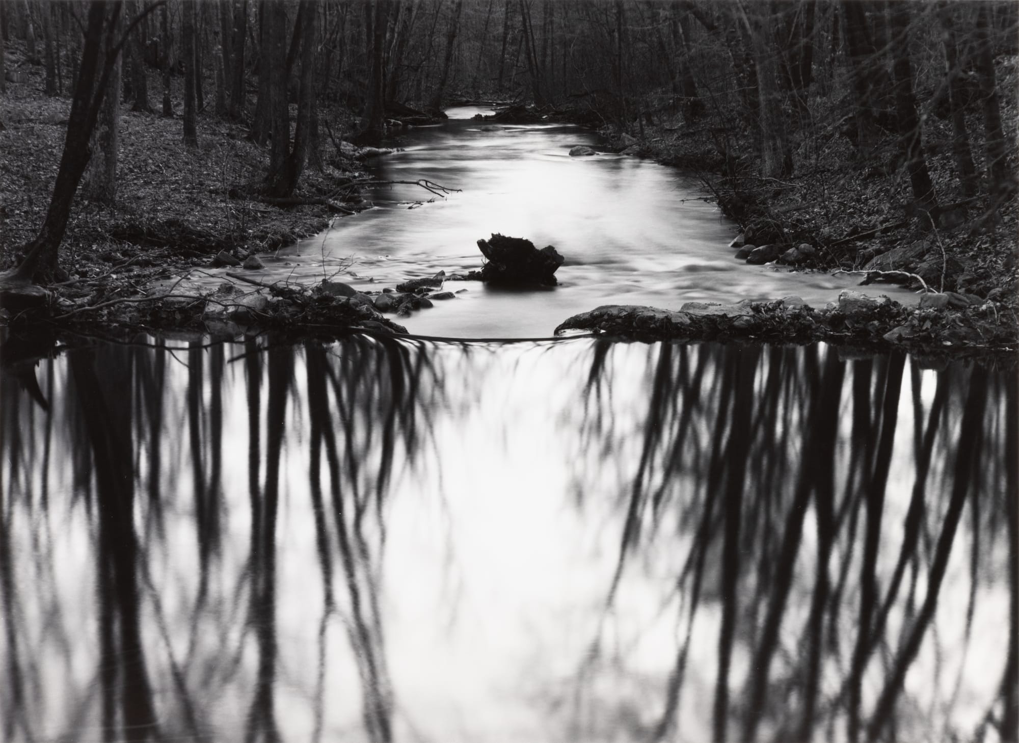 Paul Caponigro, Reflecting Stream, Redding, 1968