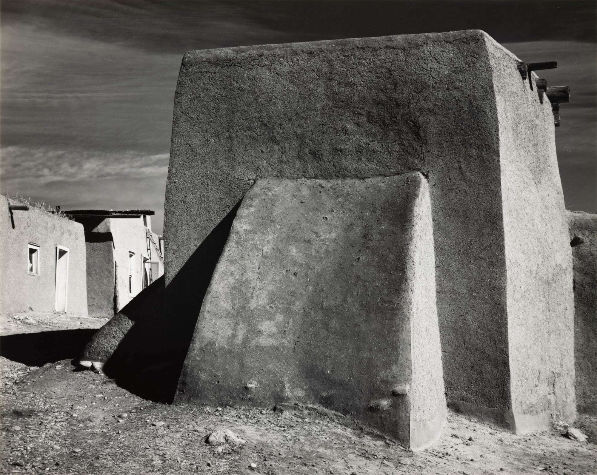 Ansel Adams, Rear of Church, Cordova, New Mexico, 1938