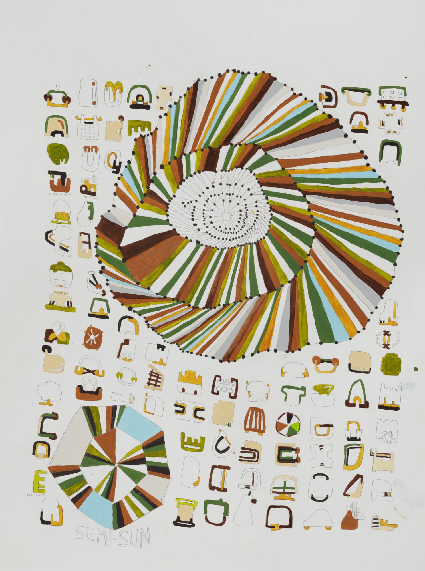 James Sterling Pitt, Untitled (Semi-Sun), 2008