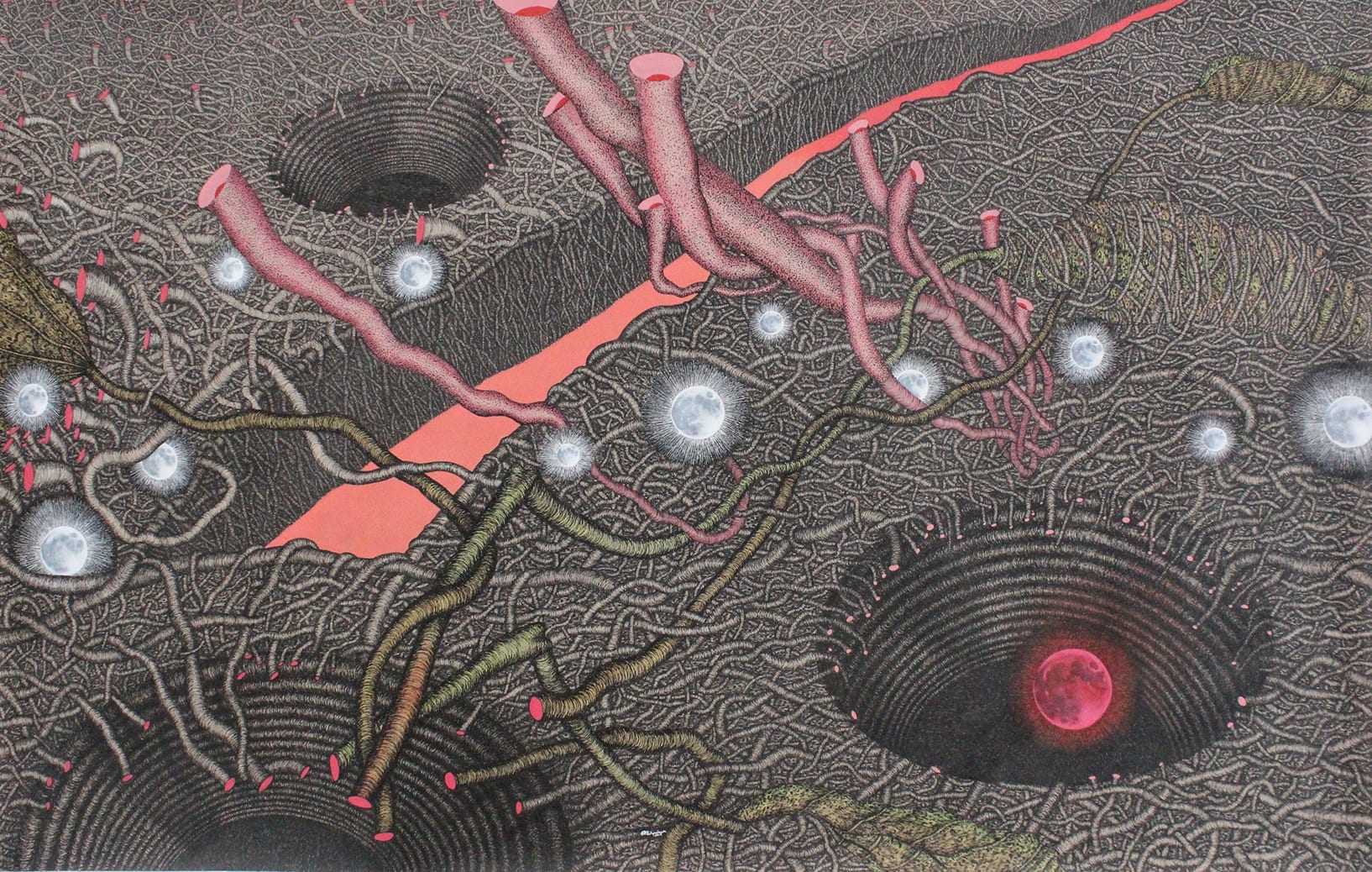 Pakkiyarajah Pushpakanthan, WOUNDED LANDSCAPE I, 2019