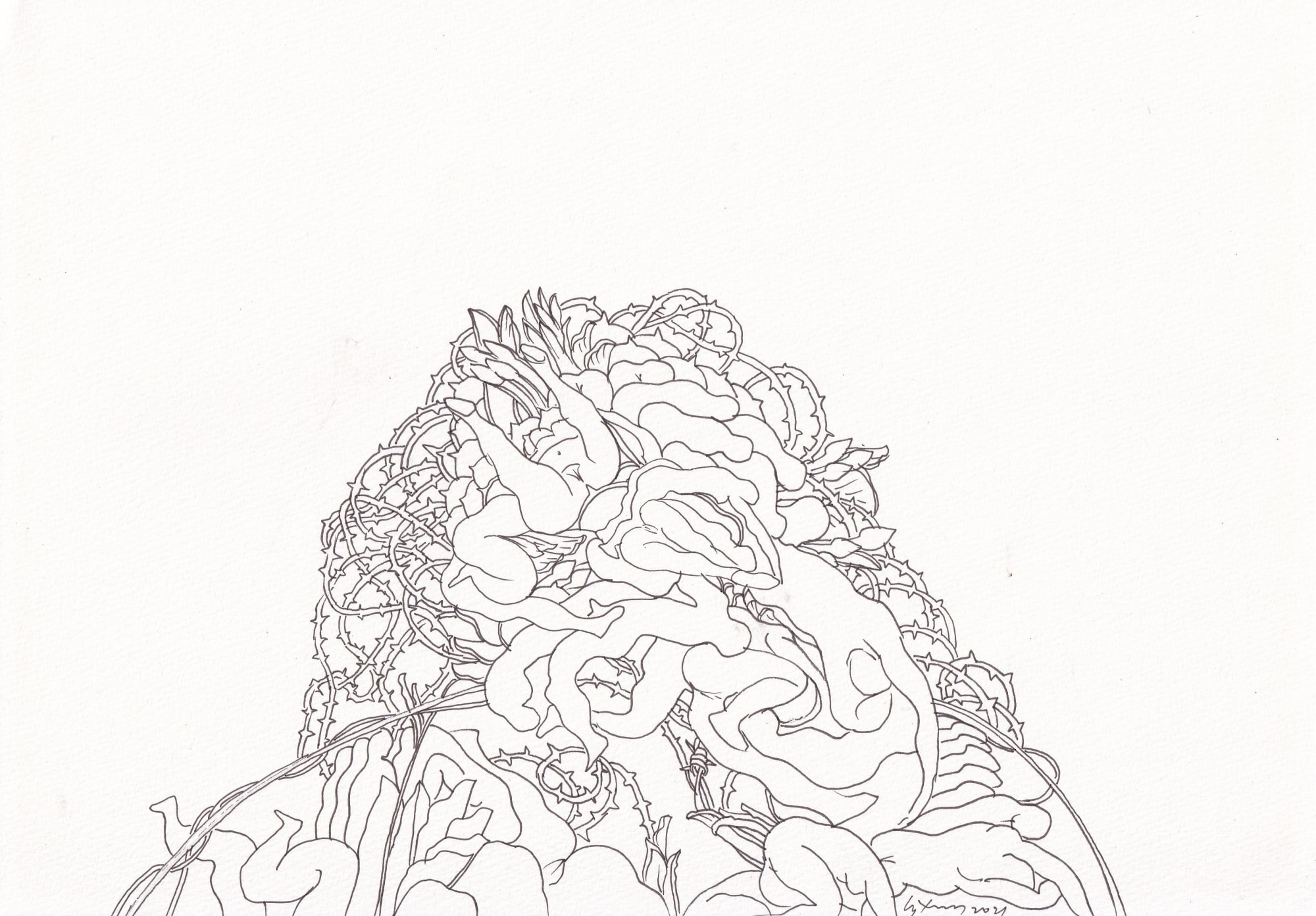 Chandraguptha Thenuwara, Untitled III, 2021