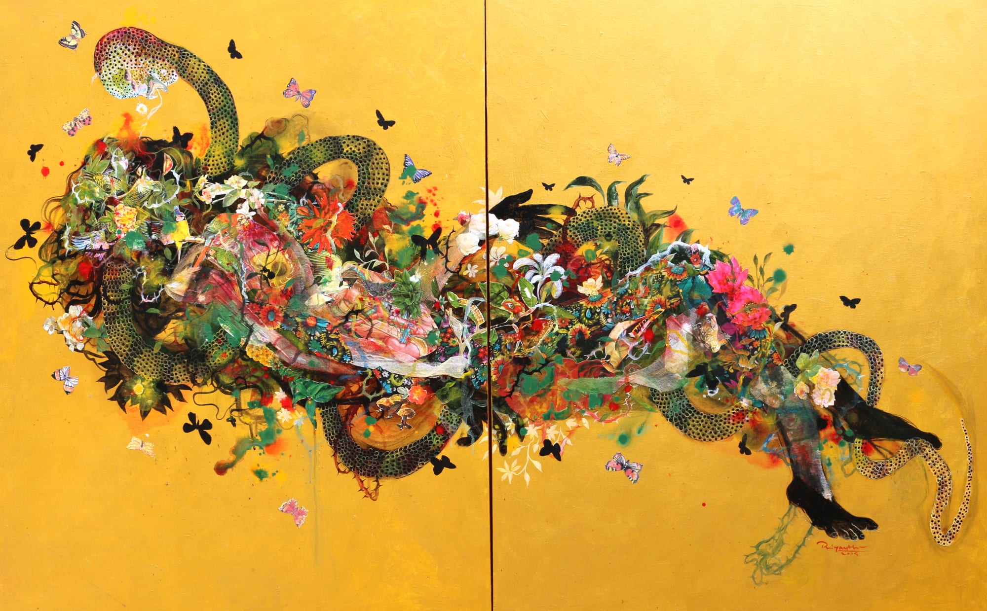 Priyantha Udagedara, An Hour in the Herbal Garden , 2015