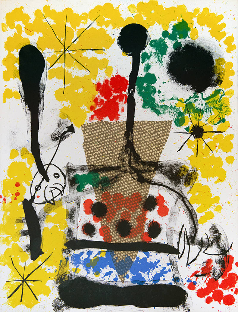 Joan Miró, Plate IV, from Album 19, 1961