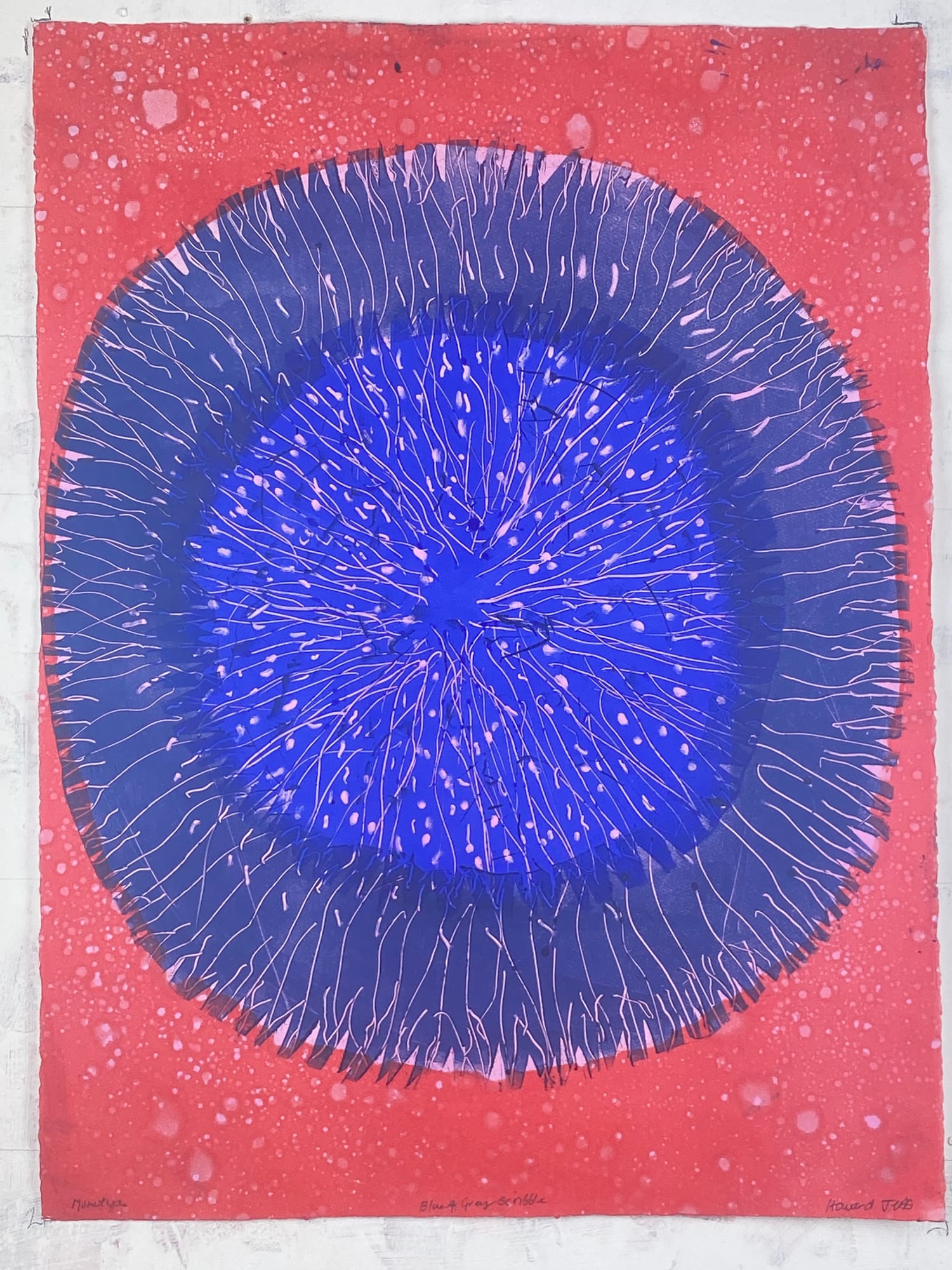 Howard Jeffs, Blue & Grey Scribble