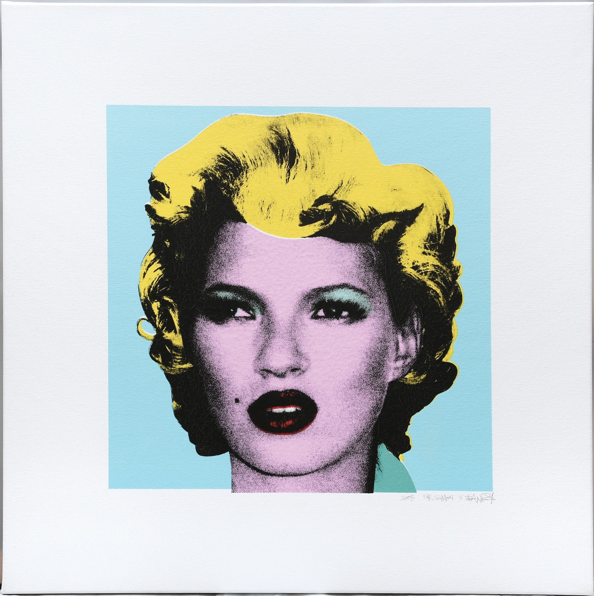 Banksy, Kate Moss – Original Colour Way, 2005