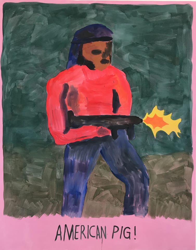 Beni Bischof, "From the serie "Rambo First Blood Part II", American Pig, 2014