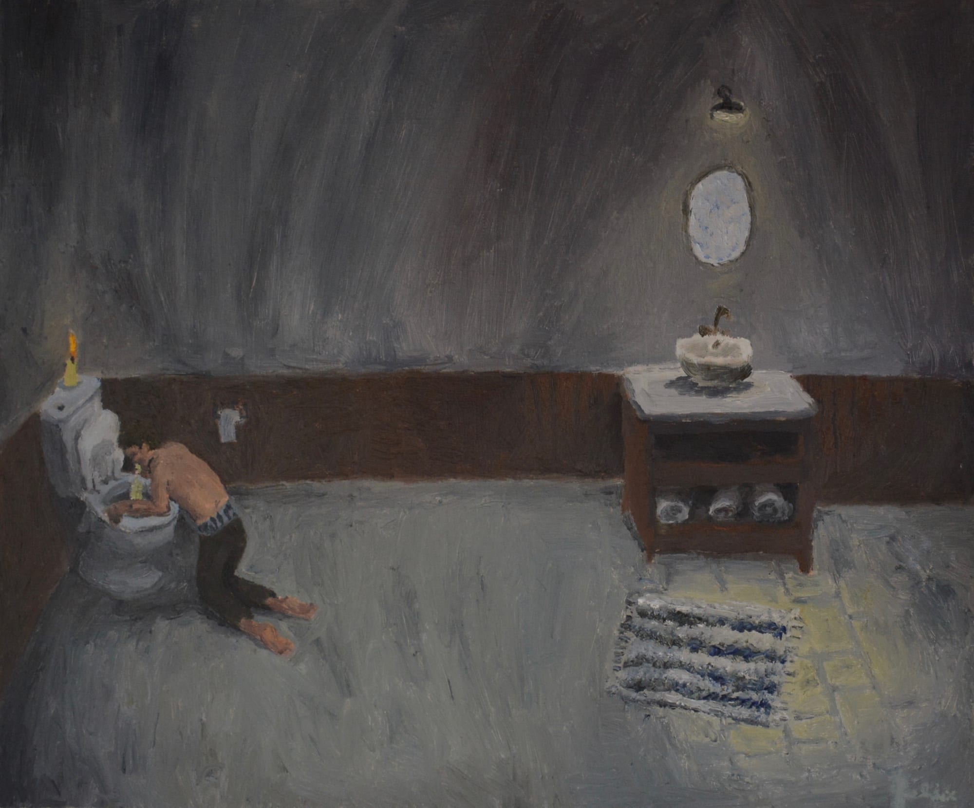 Felix De Clercq, vomiting teenager, 2019
