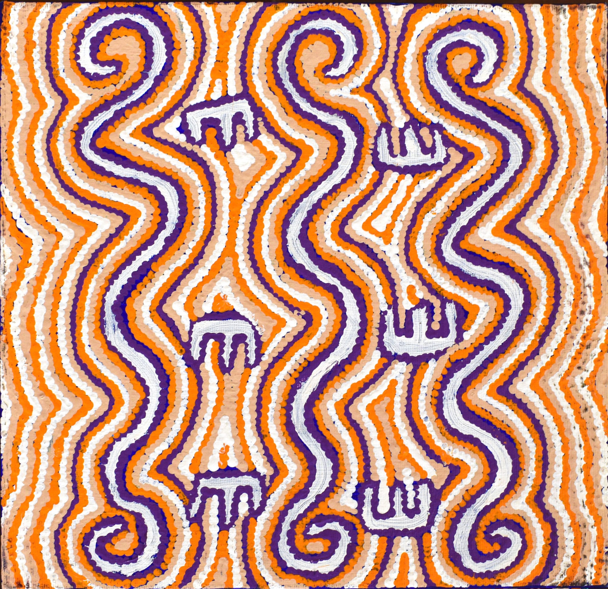 Phyllis Napurrurla Williams, Ngapa Nyirripi Jukurrpa (Water Dreaming) - Pirlinyarnu, 2014