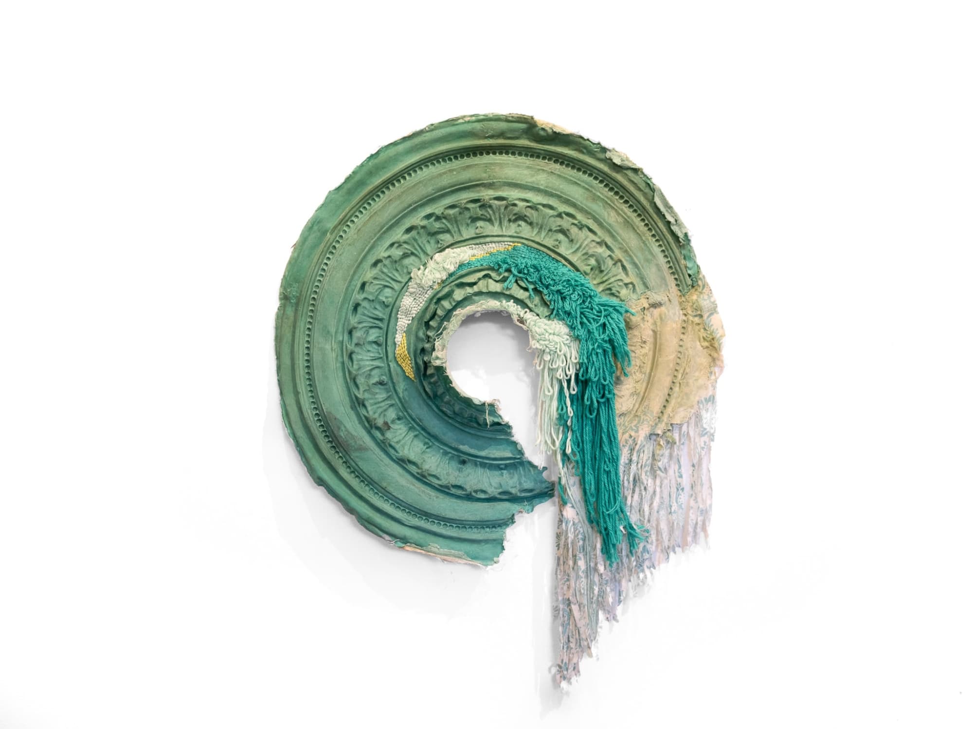 Carlie Trosclair, Medallion (Blue), 2021