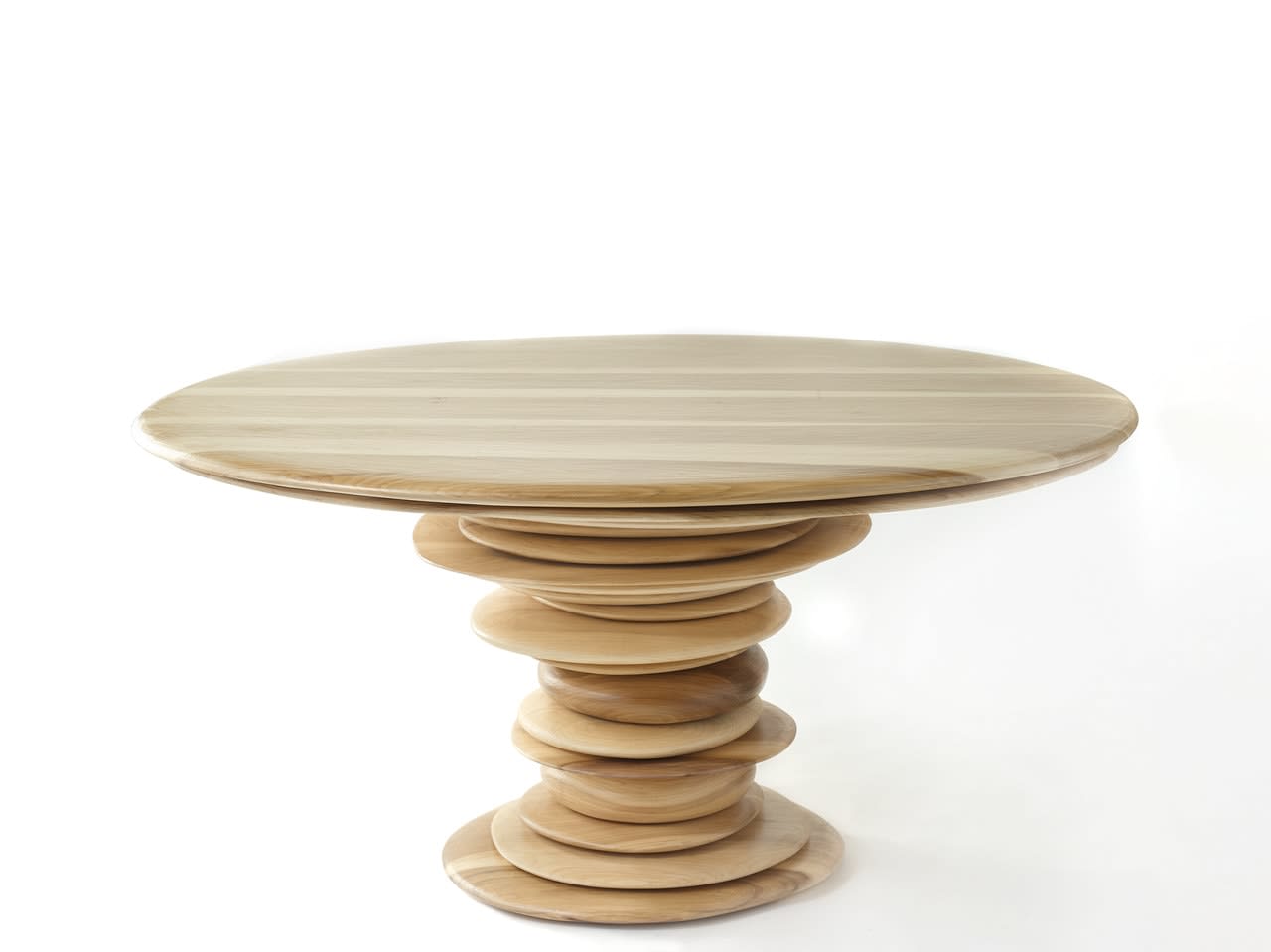 Christopher Kurtz, Round Skipping Stone Table, 2024