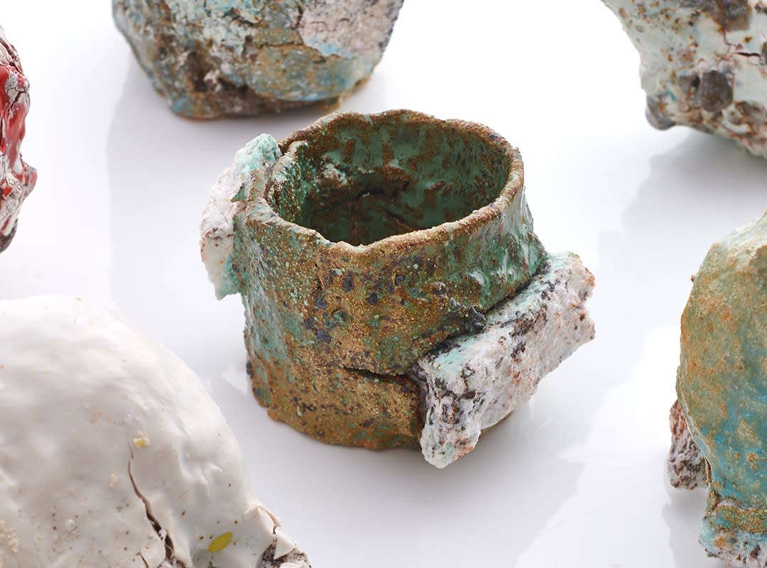 Aneta Regel, Raining Stone Mini Vessel 8, 2022