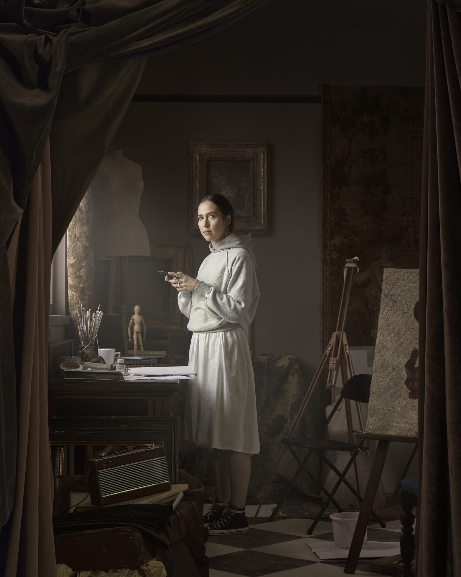 Maisie Broadhead, Artist Standing (Large), 2020