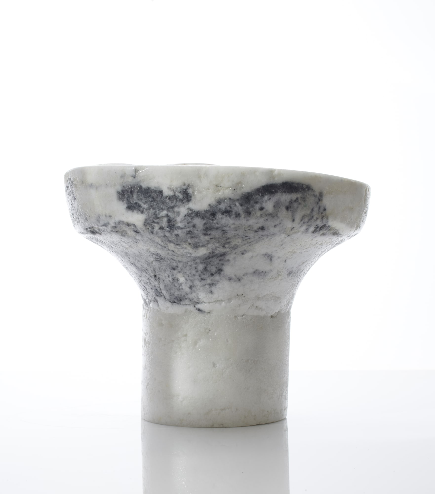 Roxane Lahidji, Marbled Salts White Jem Stool, 2020
