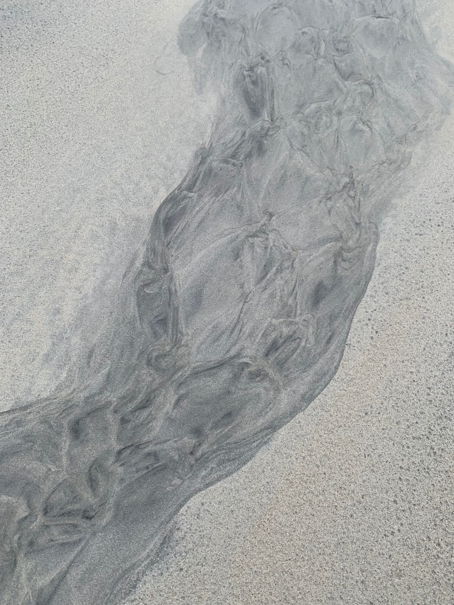 Mella Shaw, Natural Sand Etching Two: An Doirlinn Beach, South Uist, Outer Hebrides, 2022