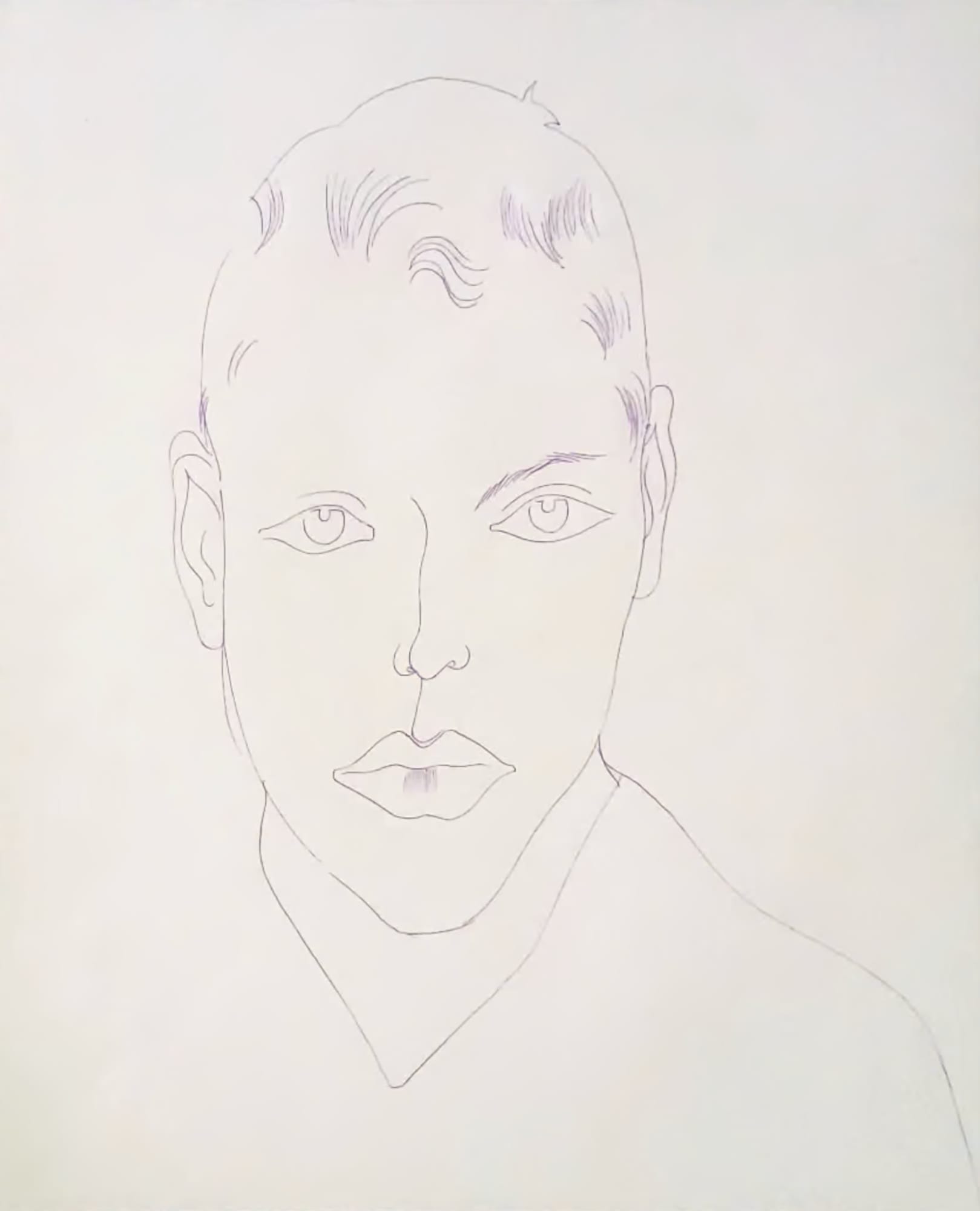 Andy Warhol, Portrait of a Young Man, 1955/57