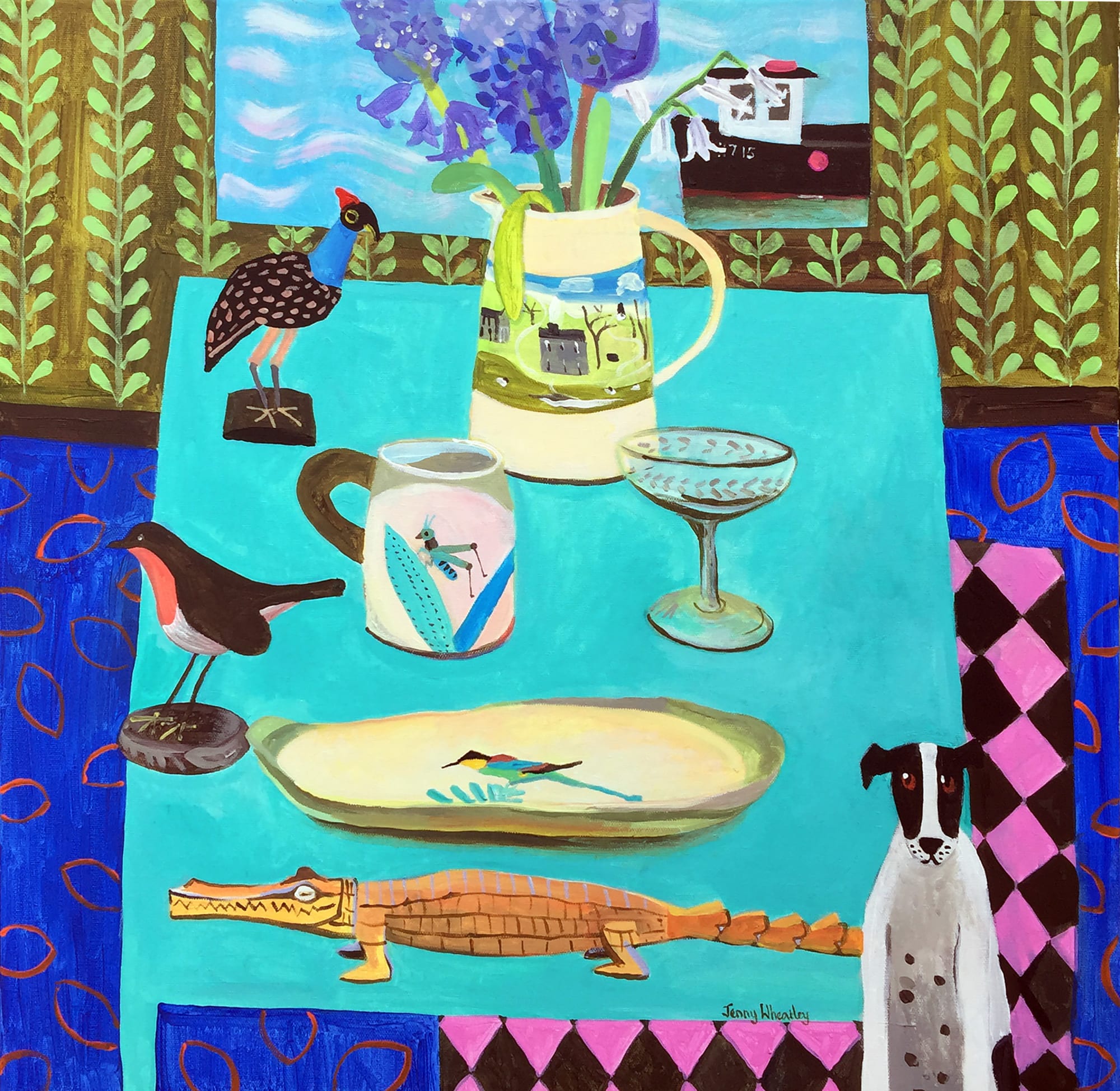 Jenny Wheatley, The Grasshopper and the Bea Eater, 2025