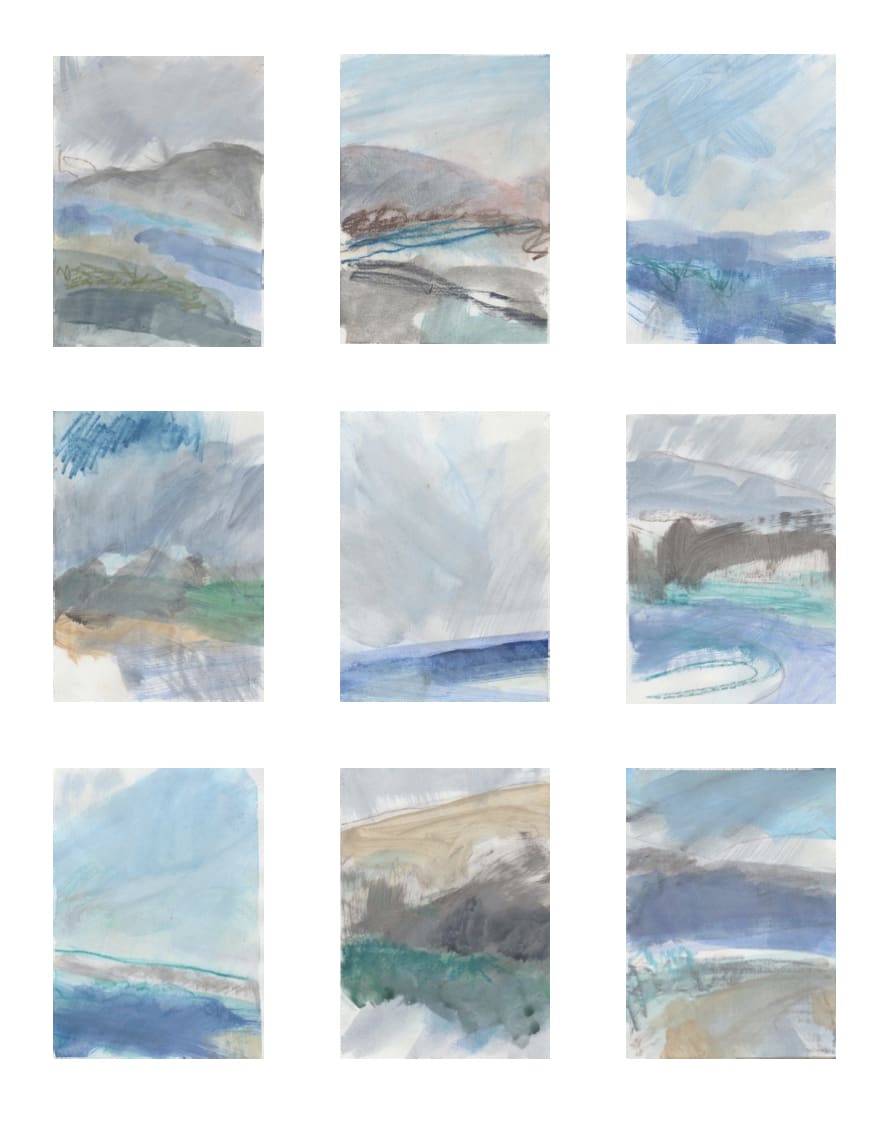 Leah Beggs, Works on Paper (Set #3)