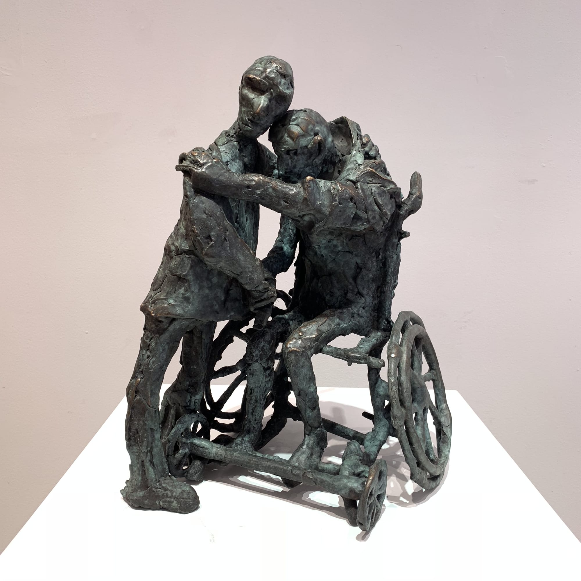 John Behan RHA, The Embrace: Eleonas Camp, 2018