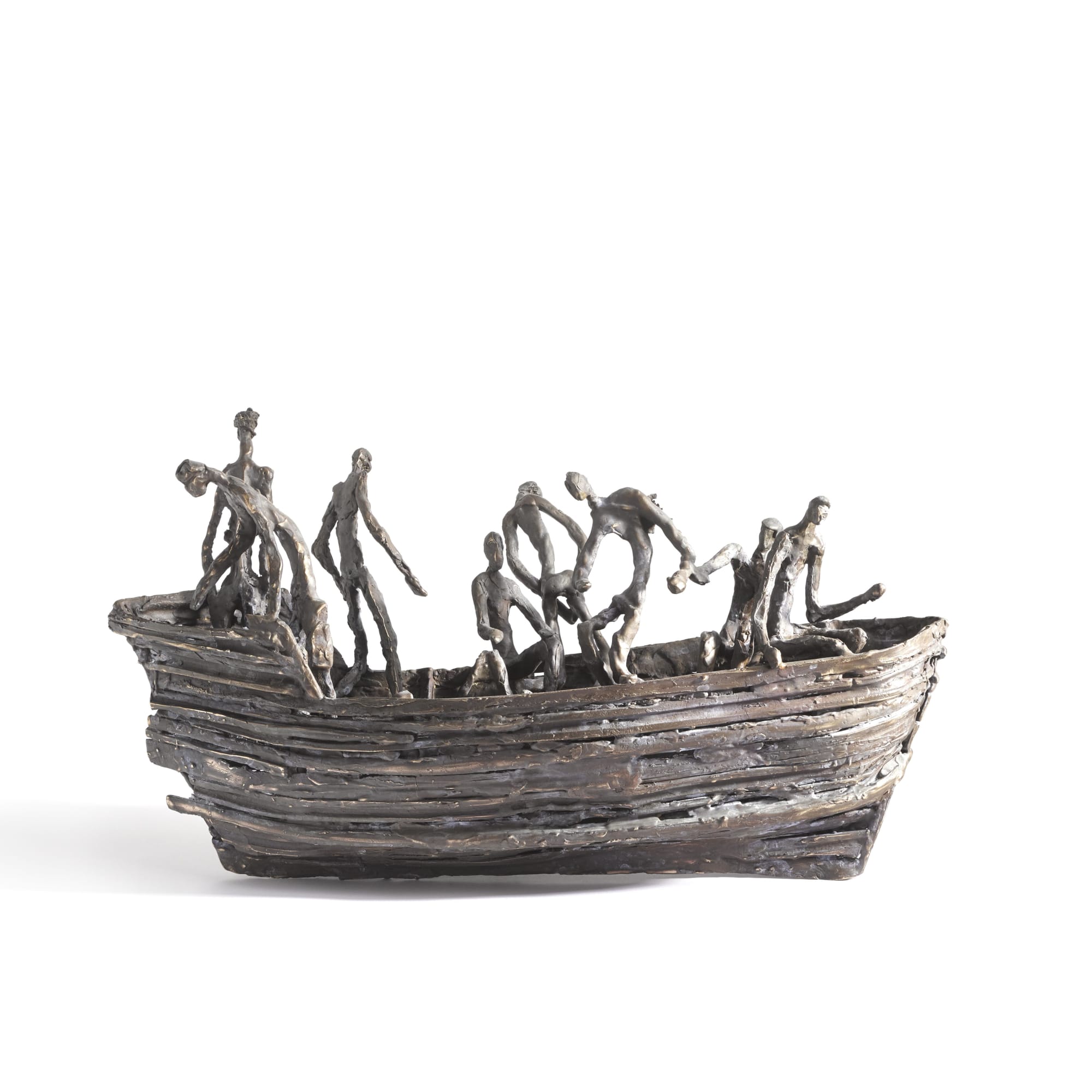 John Behan RHA, Migrant Boat, off Sicily