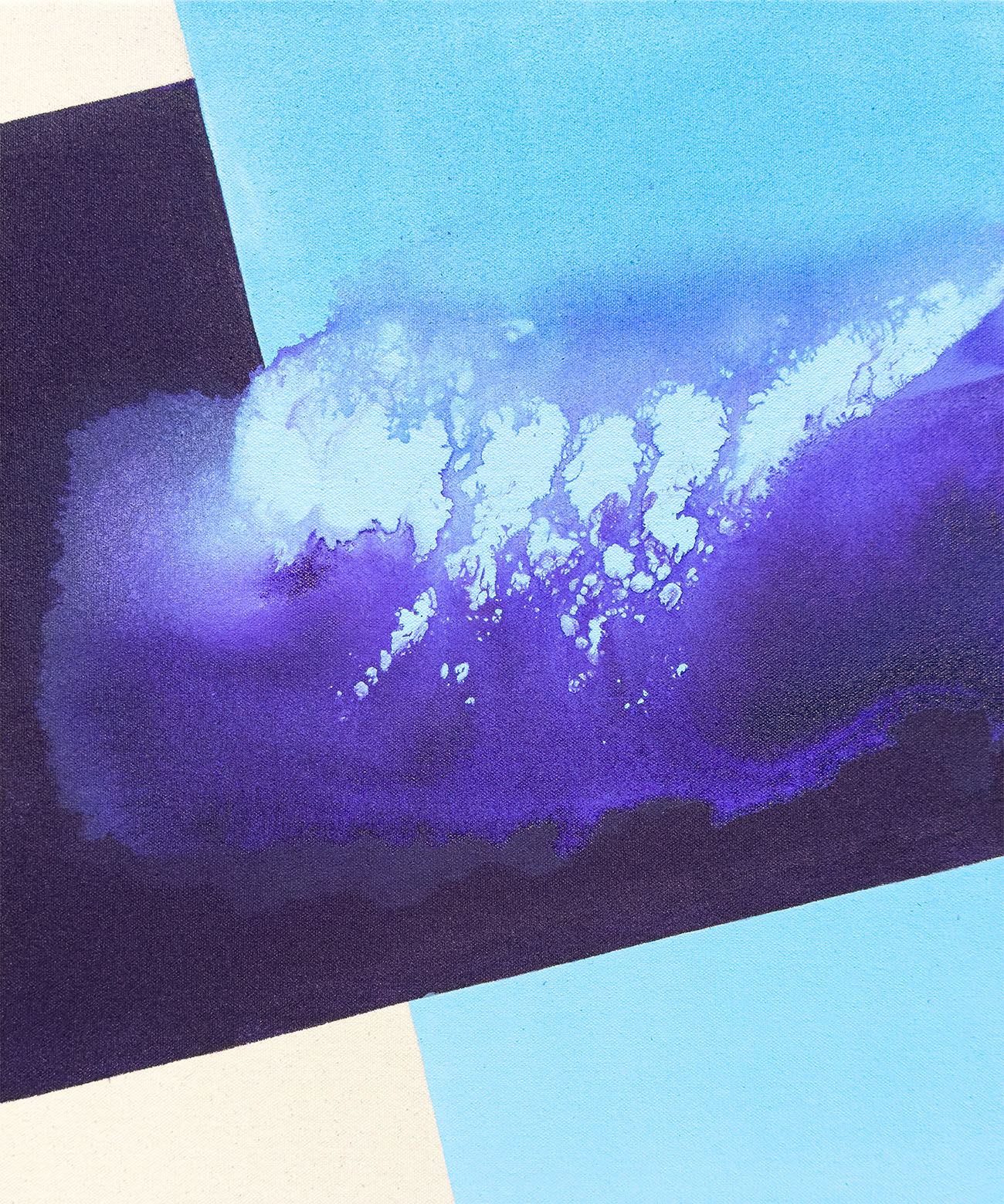 Andrew Faris, Untitled (Purple, Light Blue), 2025