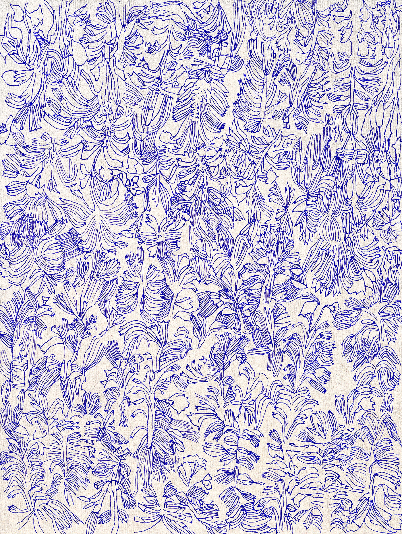 Sarah Giannobile, Toile Garden III, 2024