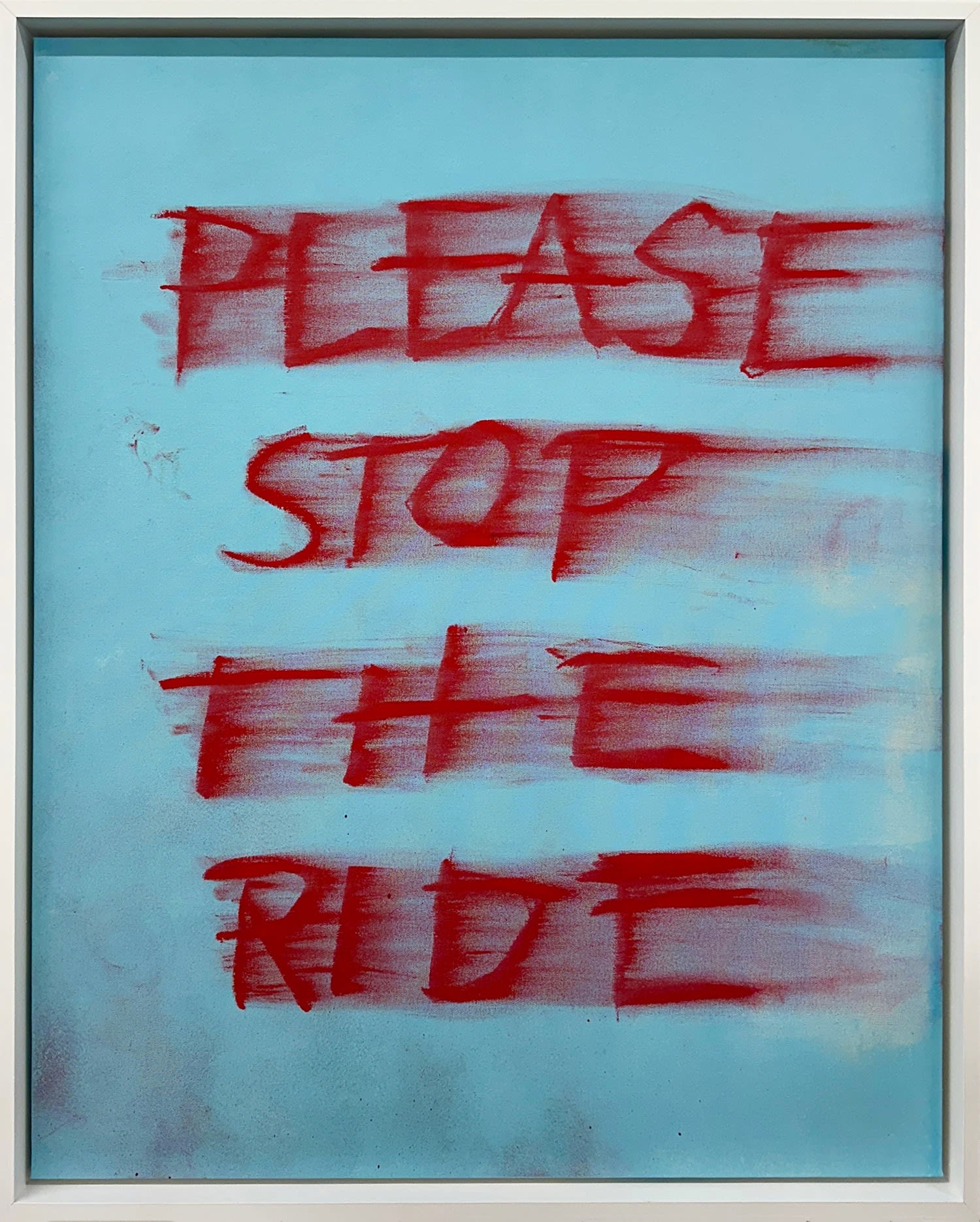 Sage Barnes, Please Stop The Ride (Electric Blue), 2025
