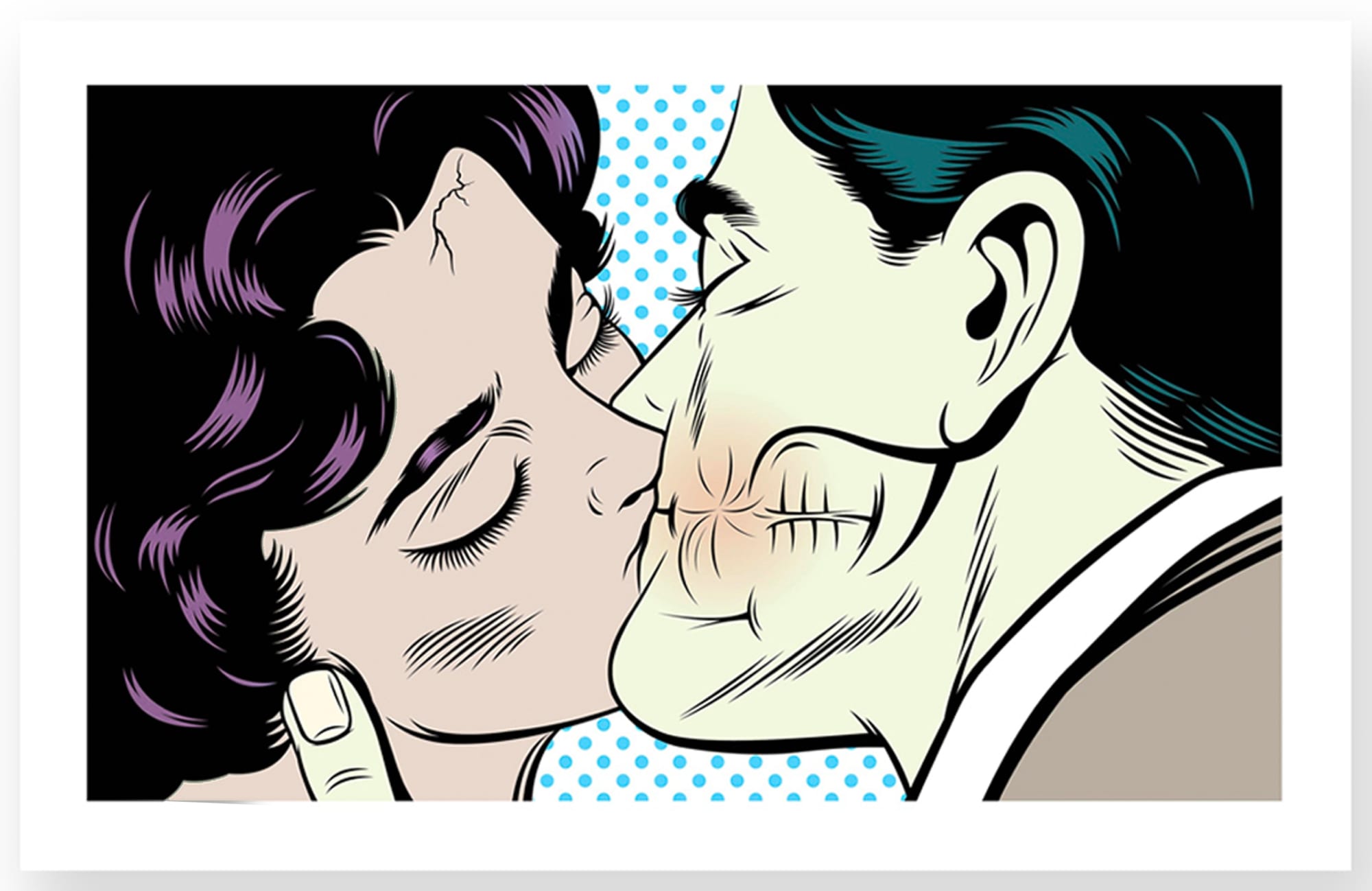 D*Face, Love Bites Test Print (1/1), 2018