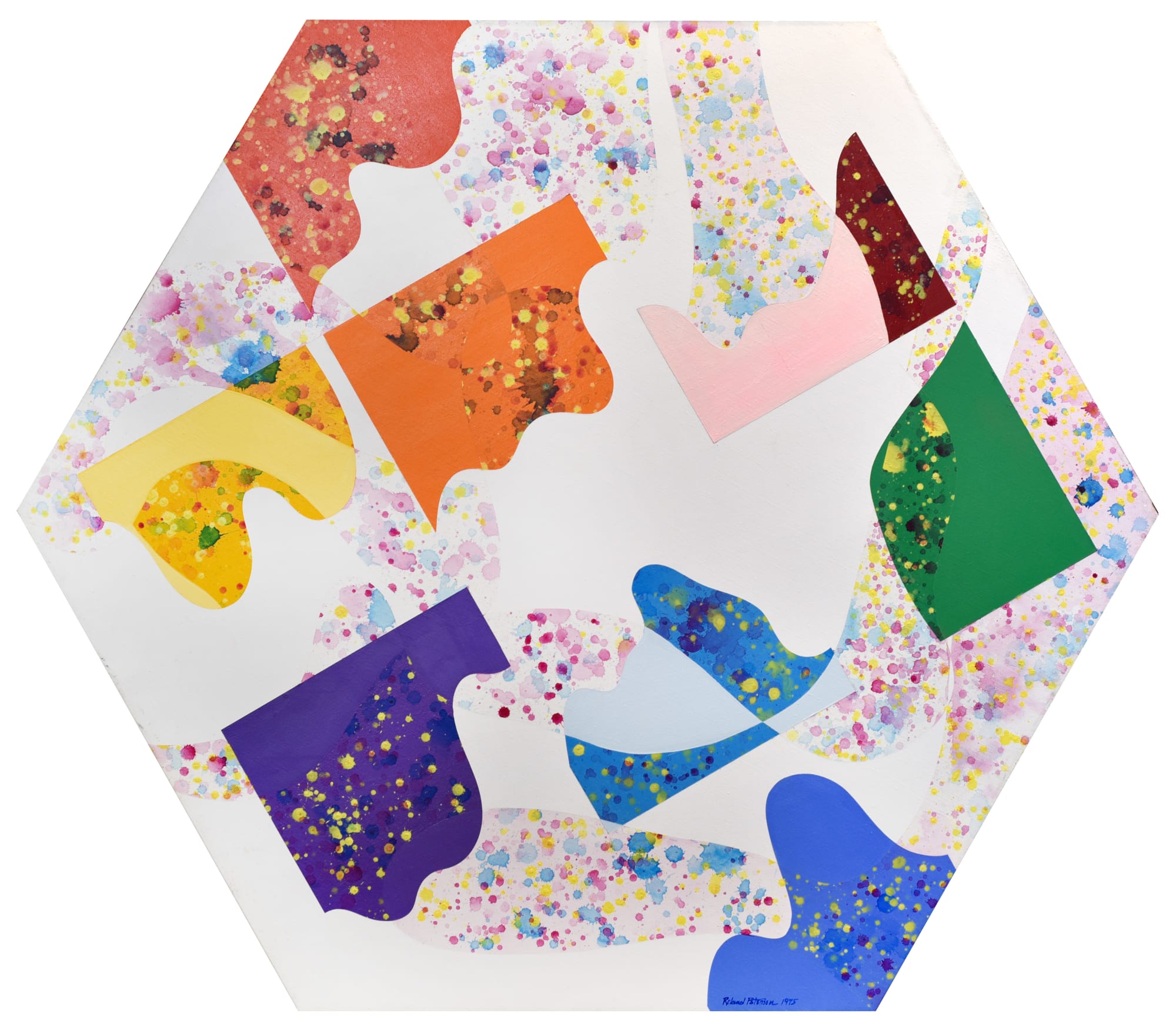 Roland Petersen, Spring Rain Over Rice Fields, 1975