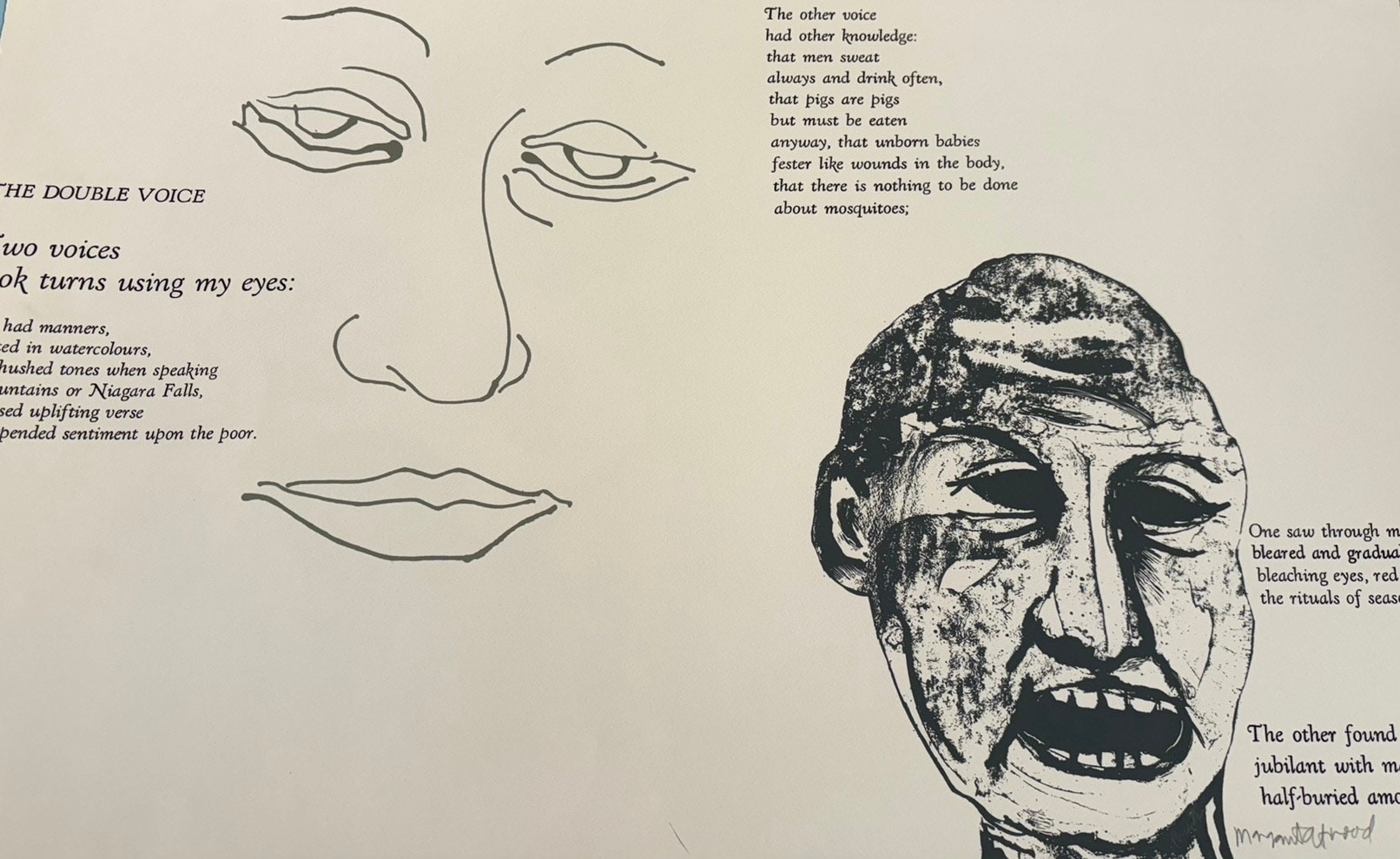 Charles Pachter, THE DOUBLE VOICE