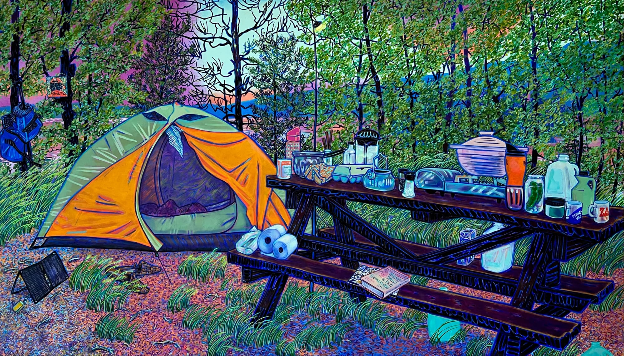 HOPE GANGLOFF, Campsite at Dusk, 2023