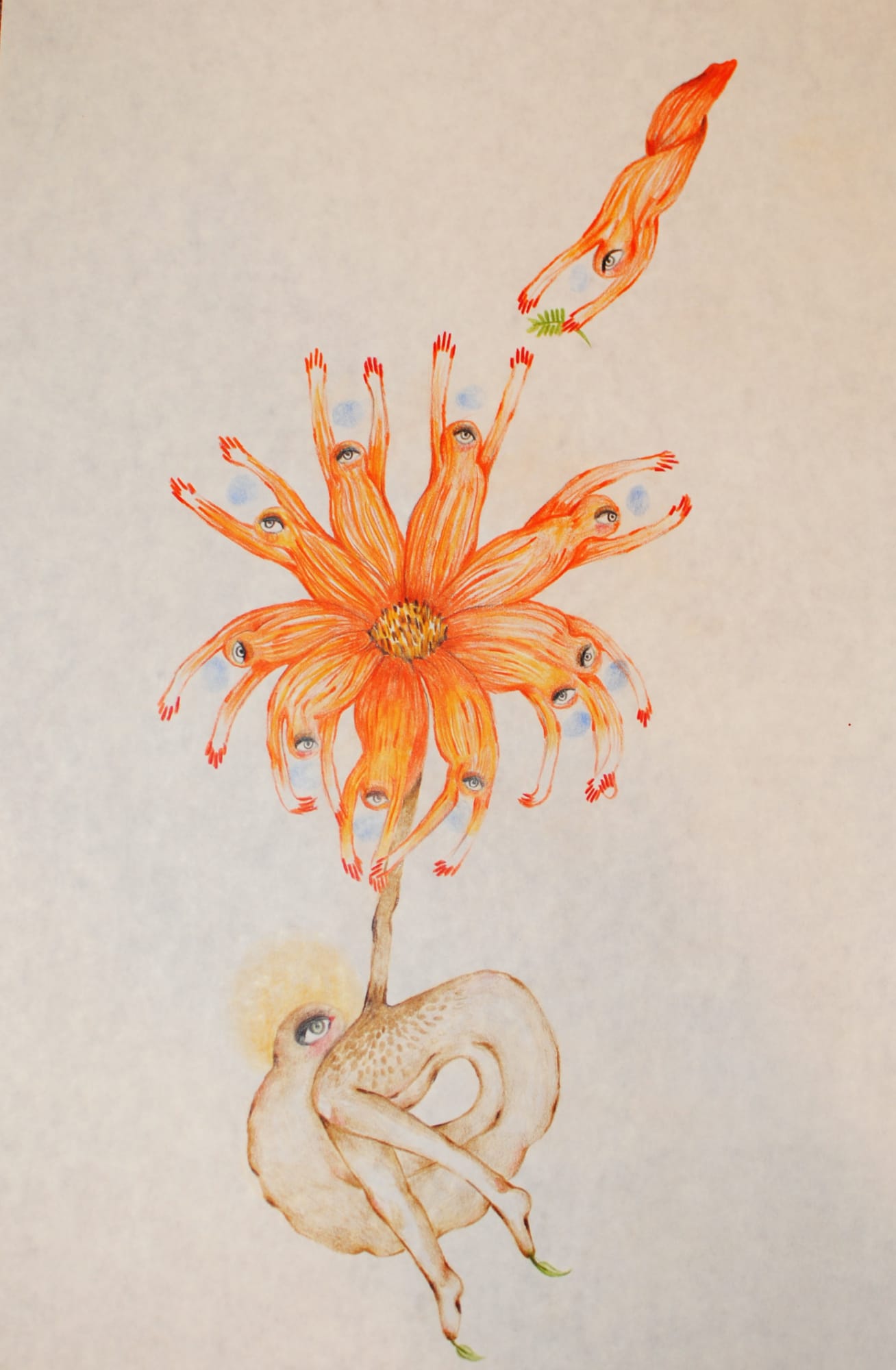 Alymamah Rashed, How Would You Want my Light to Kiss You? (Let go) , 2022