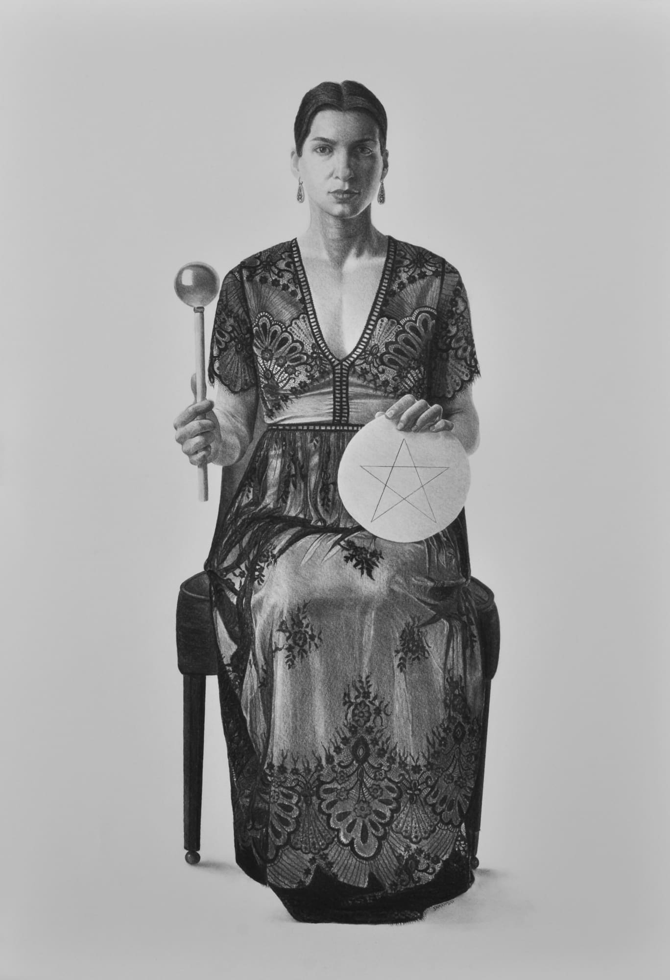 Samah Shihadi, King of Pentacles, 2020