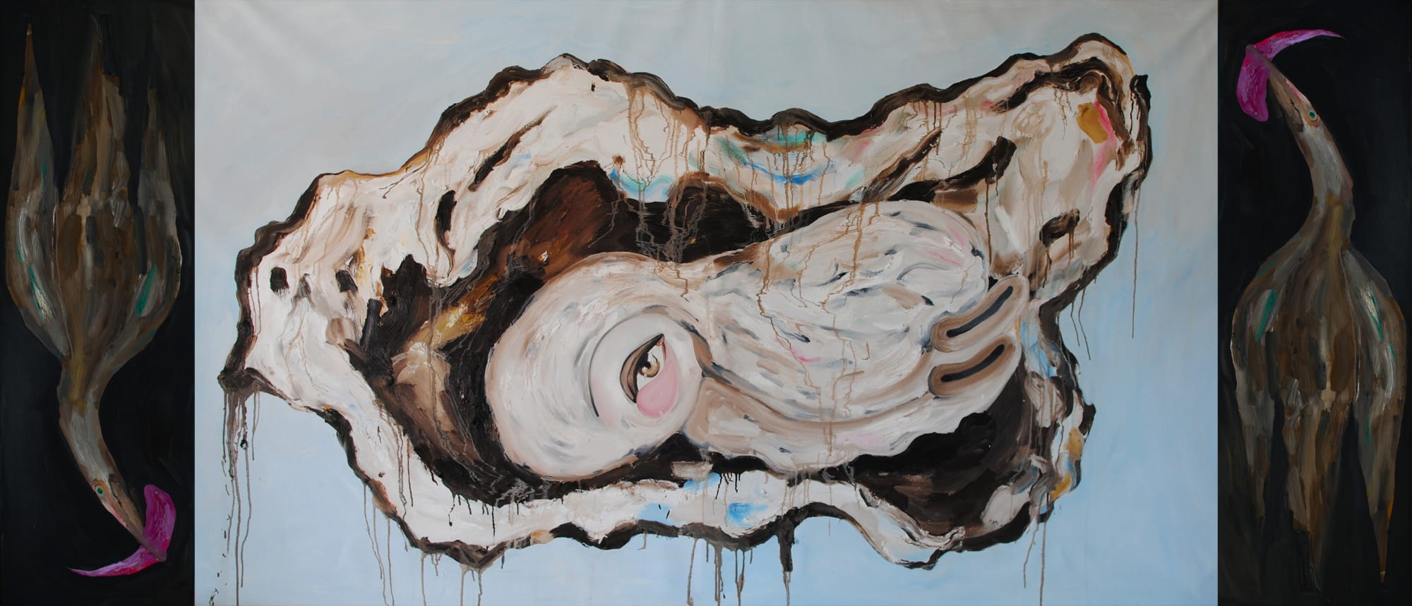 Alymamah Rashed, I Opened My Shell to Show You How My Love Hides (We Rise and Fall into The Night Sky), 2023