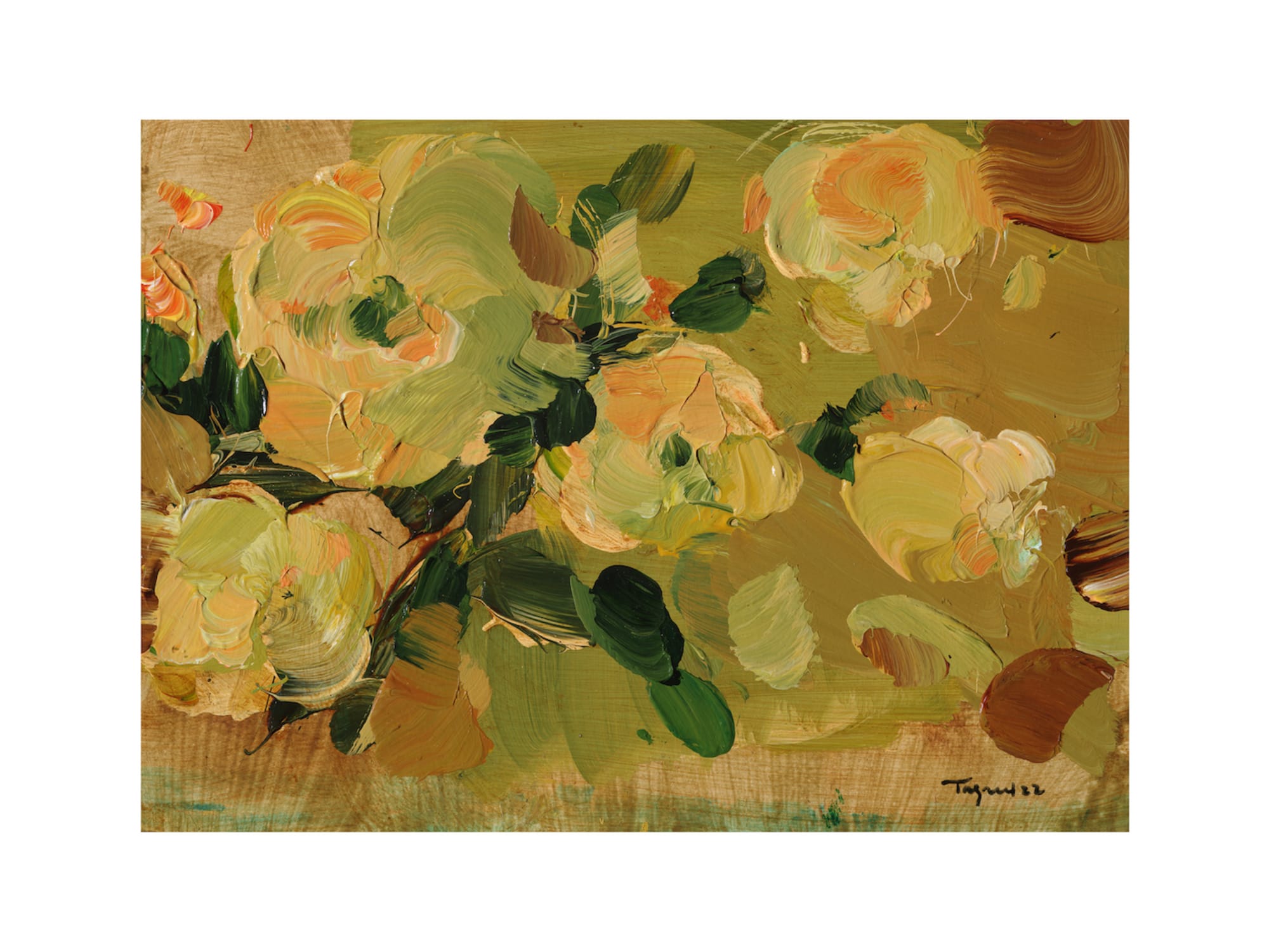 Tagreed Darghouth, To My Father, From Van Gogh's Bouquets, 2022