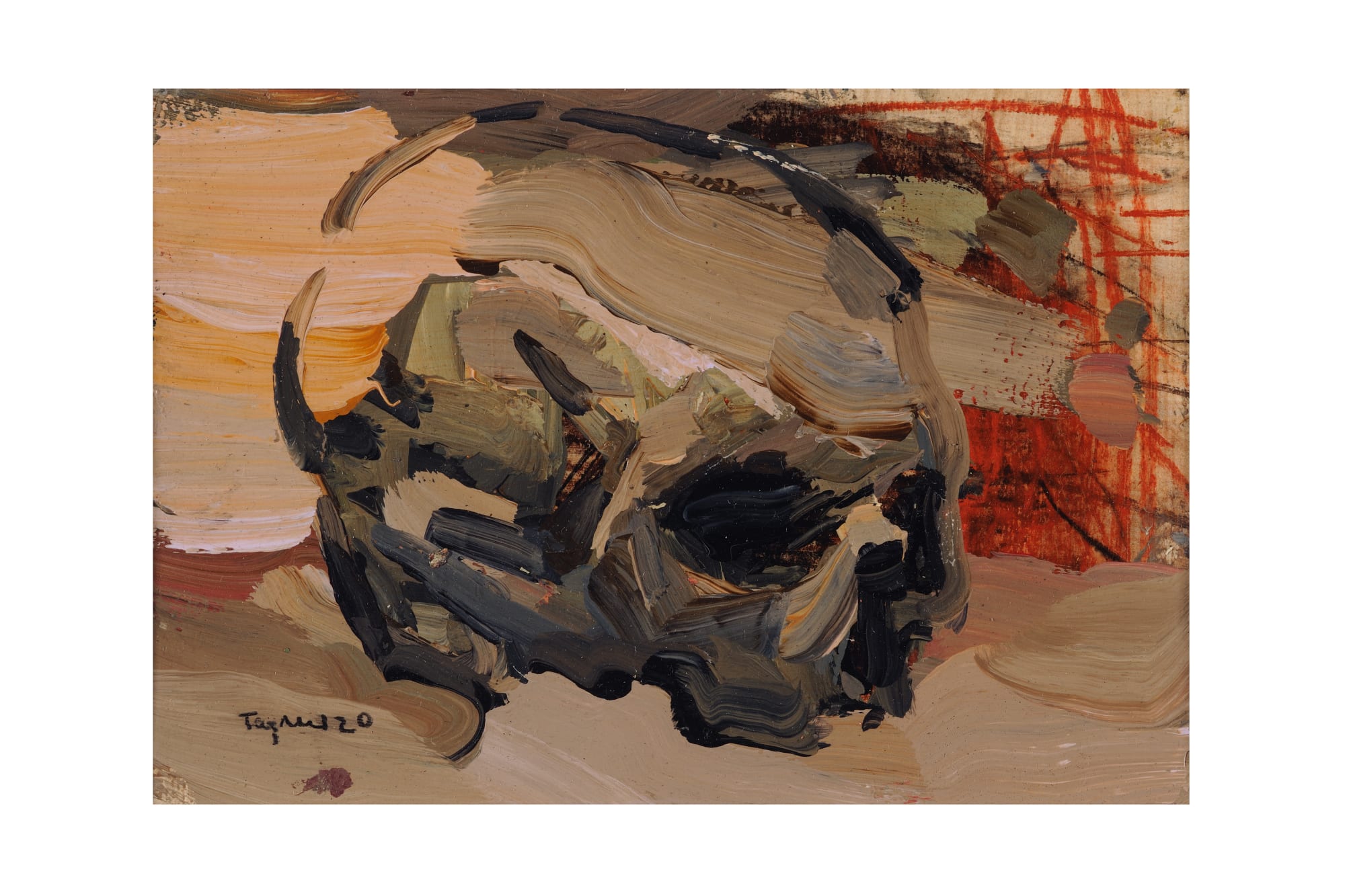 Tagreed Darghouth, Untitled (lips & skulls), 2020