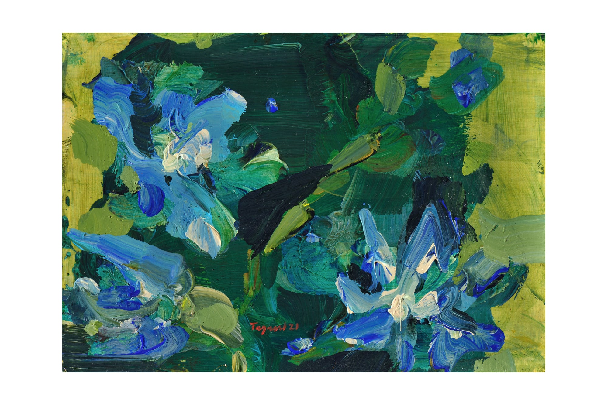 Tagreed Darghouth, From the series "To My Father, From Van Gogh’s Bouquets 5", 2021