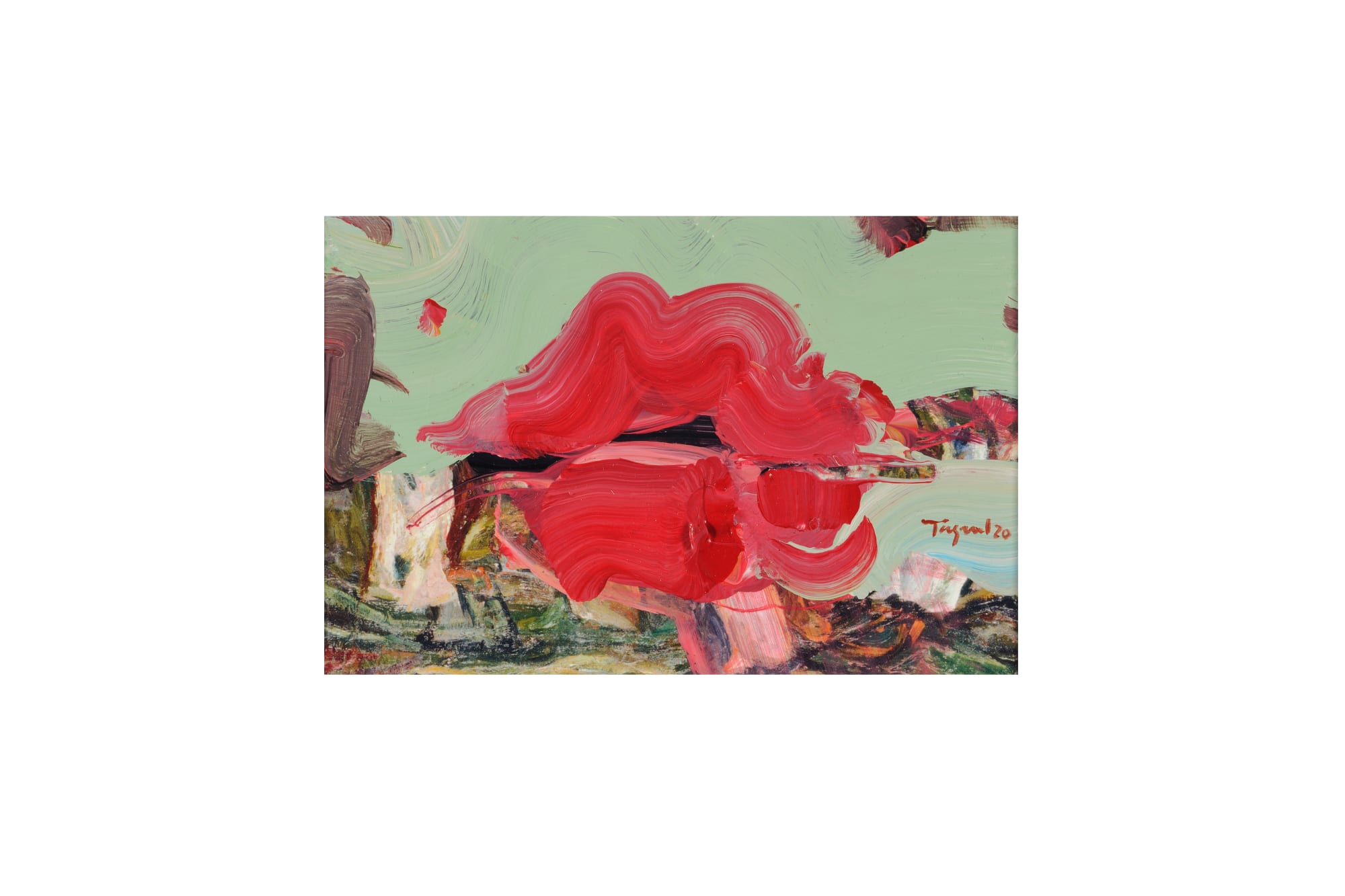 Tagreed Darghouth, A tribute to Asger Jorn, 2020