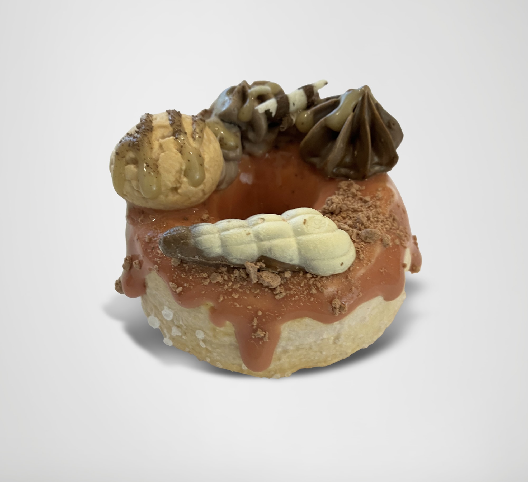 Anna Barlow, Pumpkin Spice Doughnut Sculpture 1, 2025
