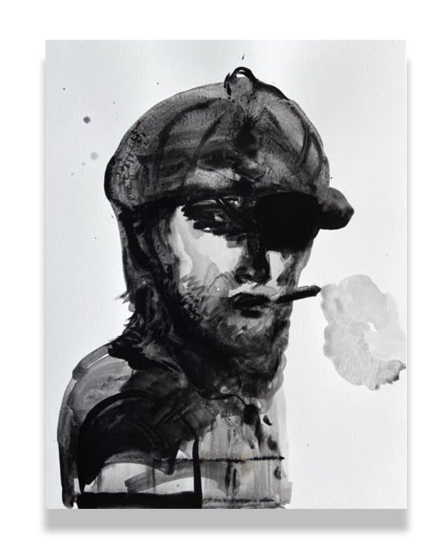 Suzy Spence, Smoker in Cap, 2020