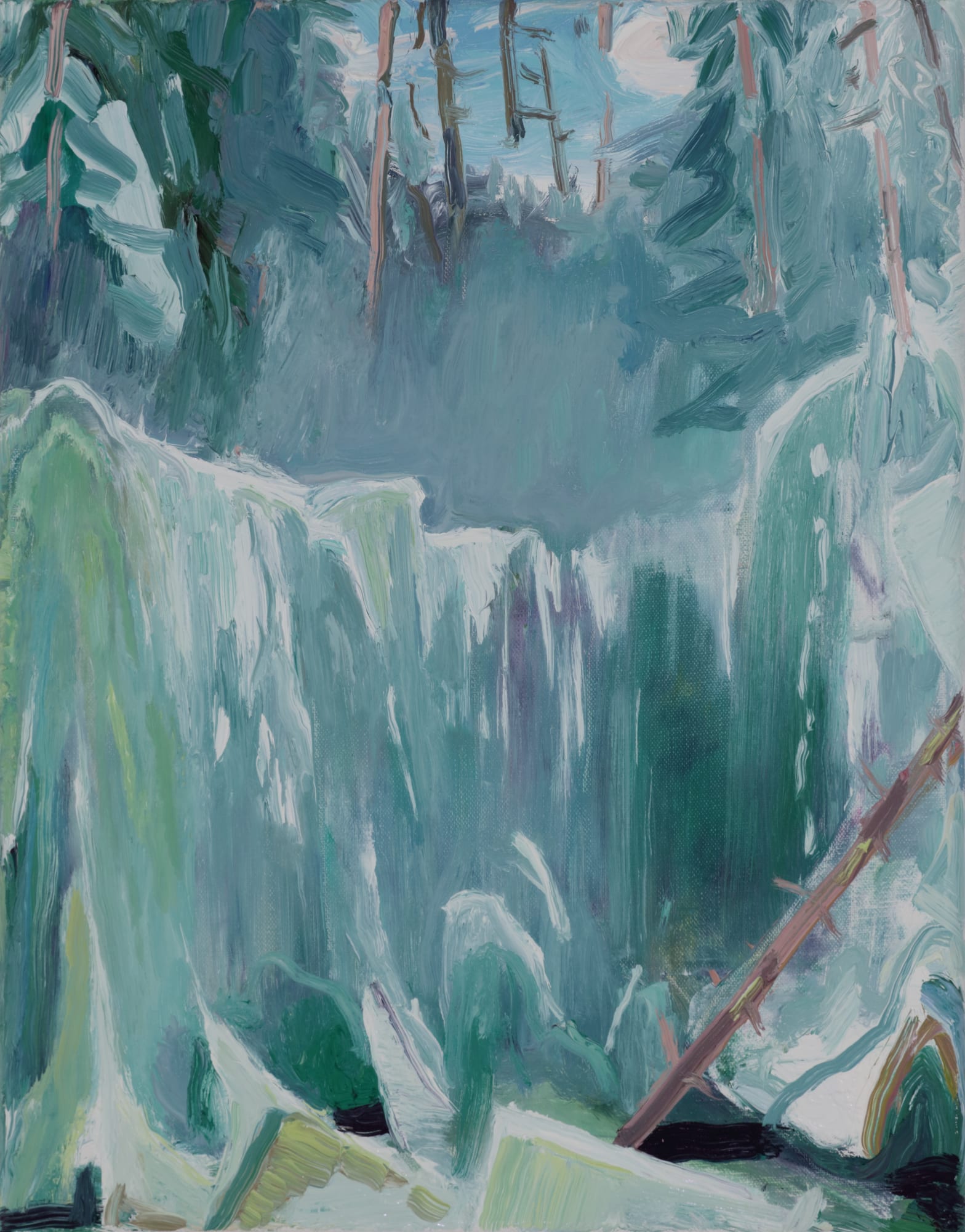 Eric Aho, Frozen Waterfall, 2022