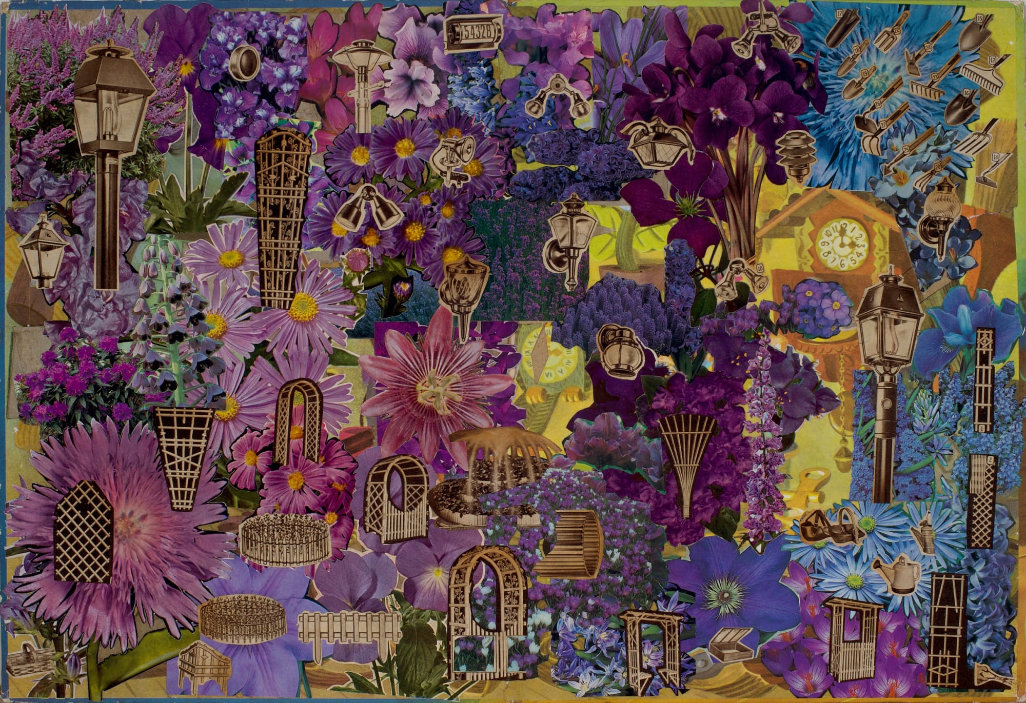 Lance Letscher, Purple Garden, 2021