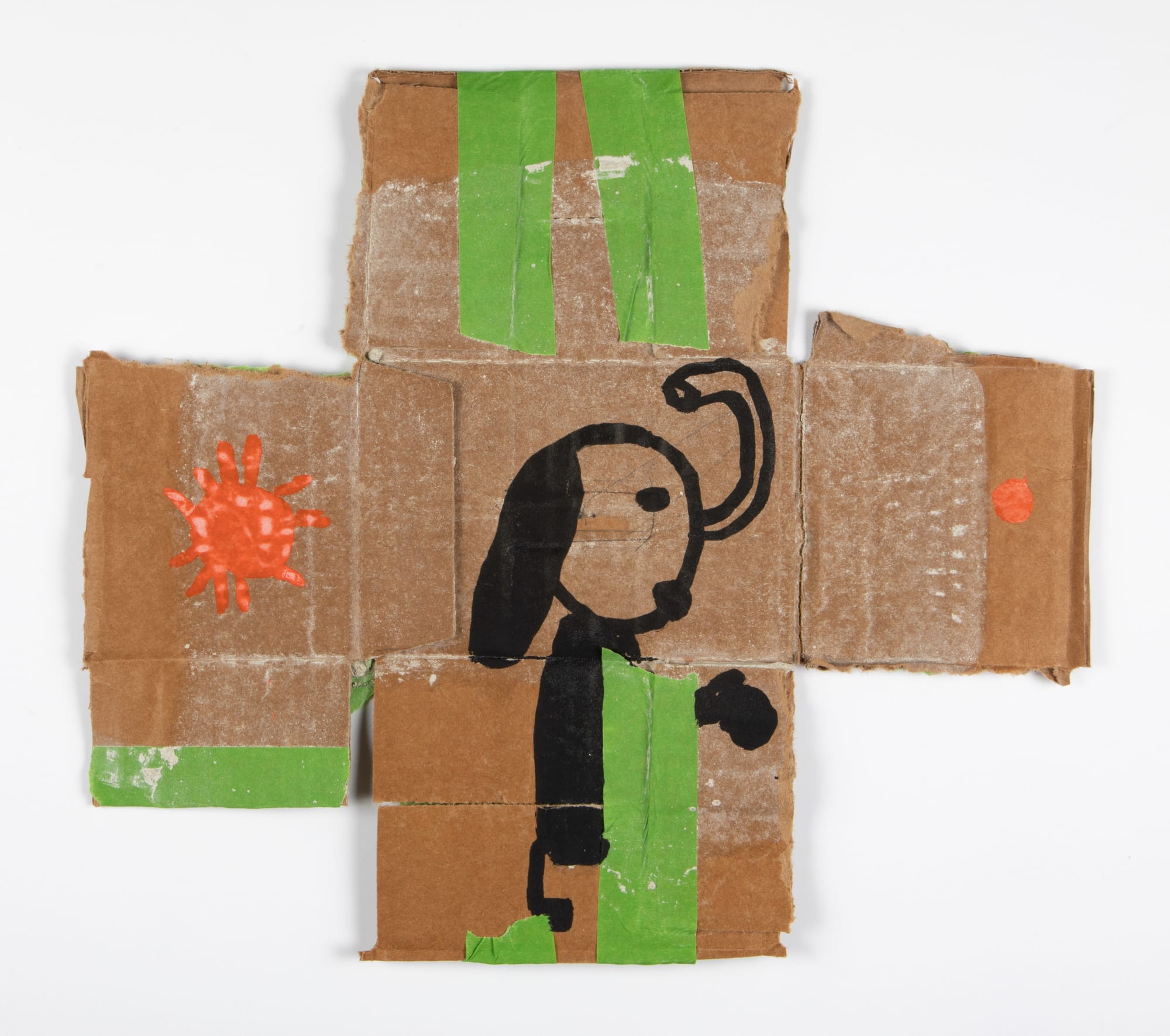 W. Tucker, Orange sun, orange moon, 2020