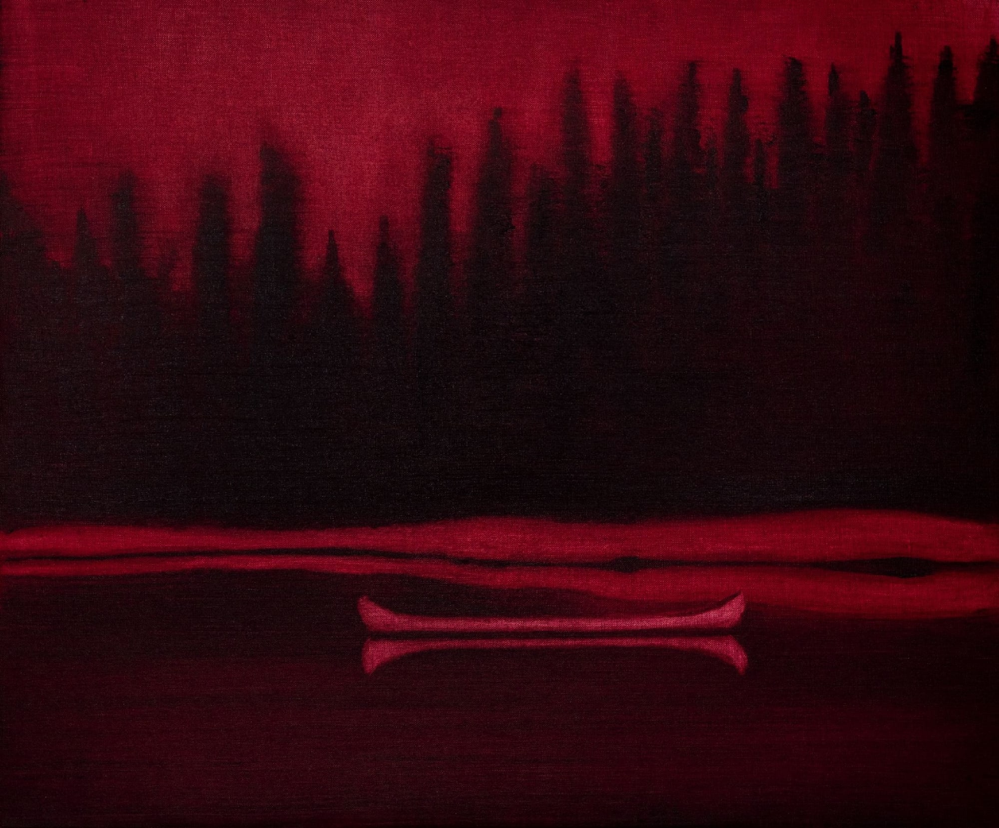 Mike Piggott, Red Canoe, 2019