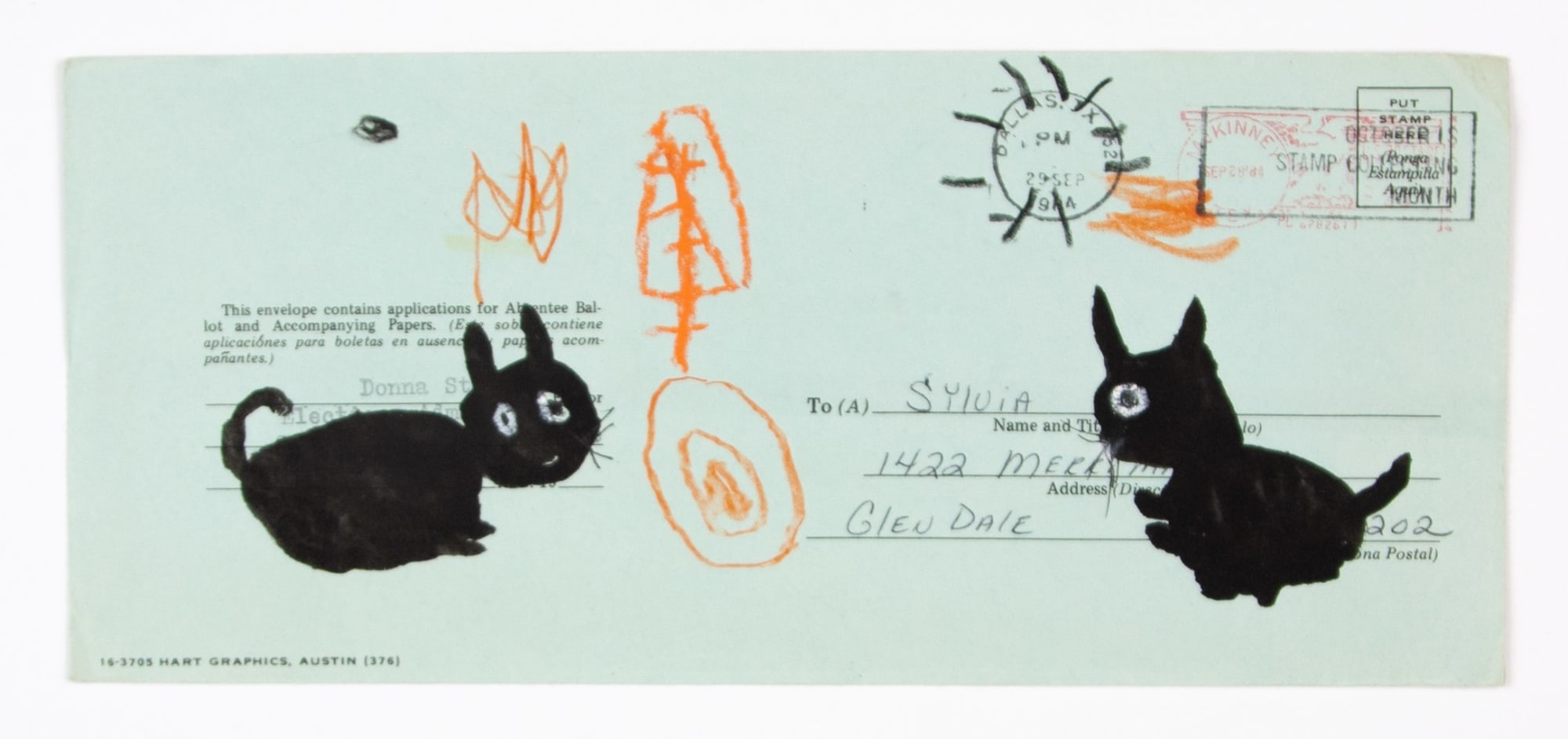 W. Tucker, this envelope contains, 2022