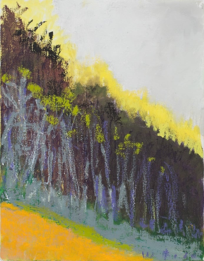 Wolf Kahn, Steep, 2013