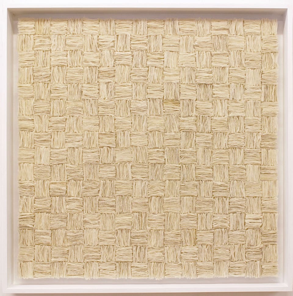 Rakuko Naito, RN230-3-1/2-21 Stacked Paper Checkerboard, 2021