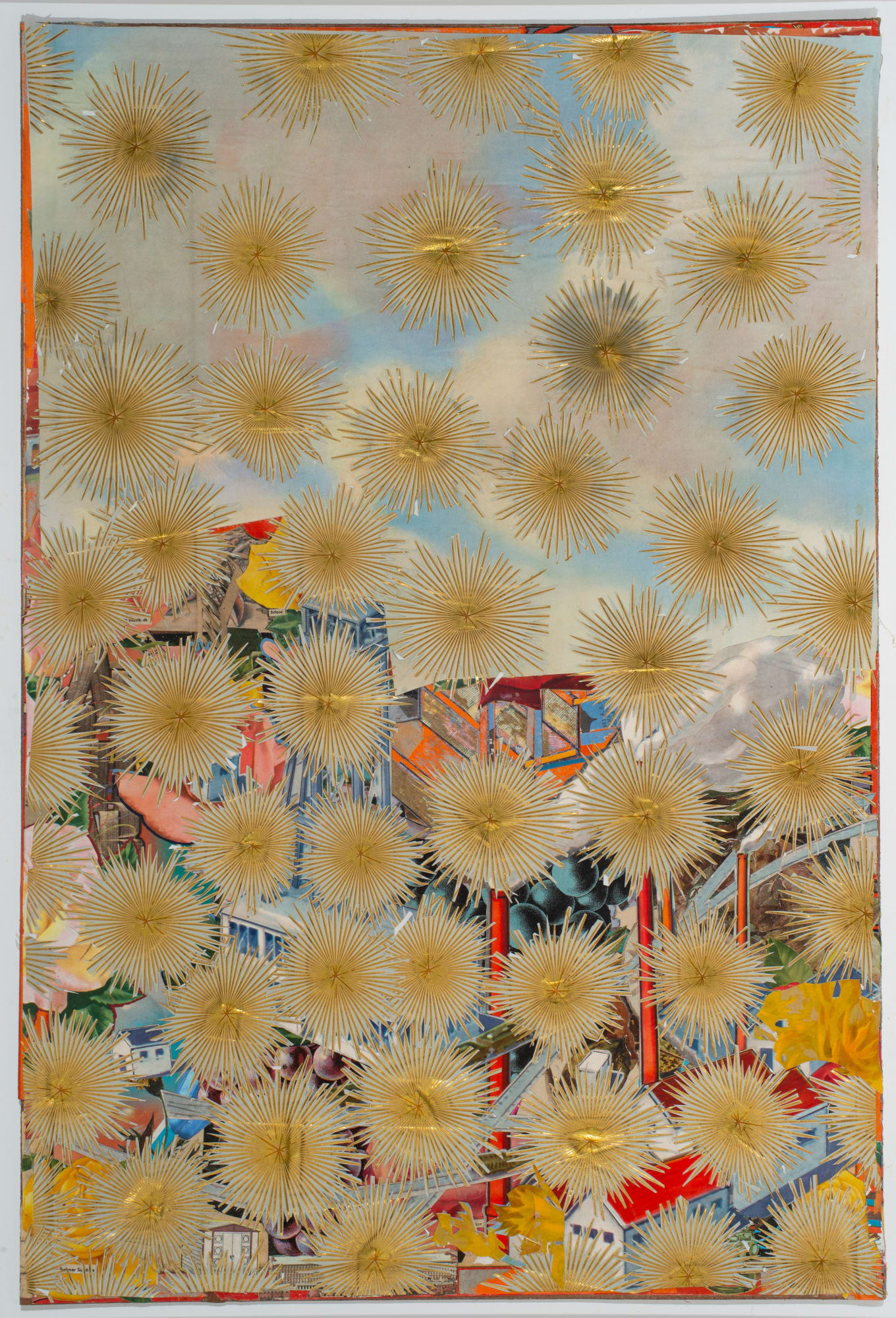 Lance Letscher, Orange Stair, 2023