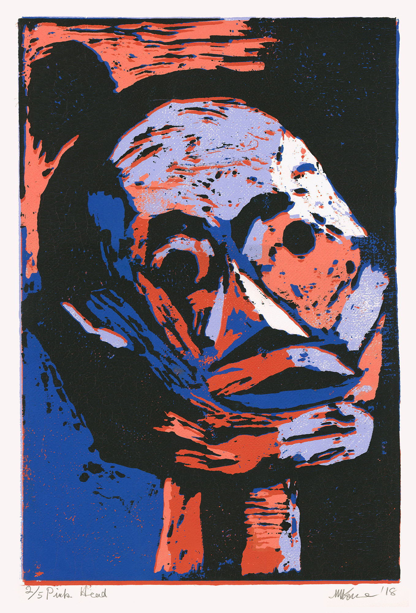 Michael Kane, Pink Head, 2018