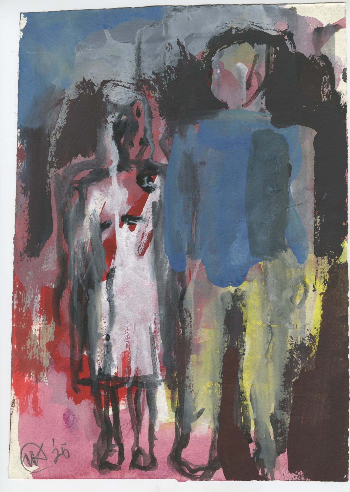Michael Kane, Couple in a Street II, 2025
