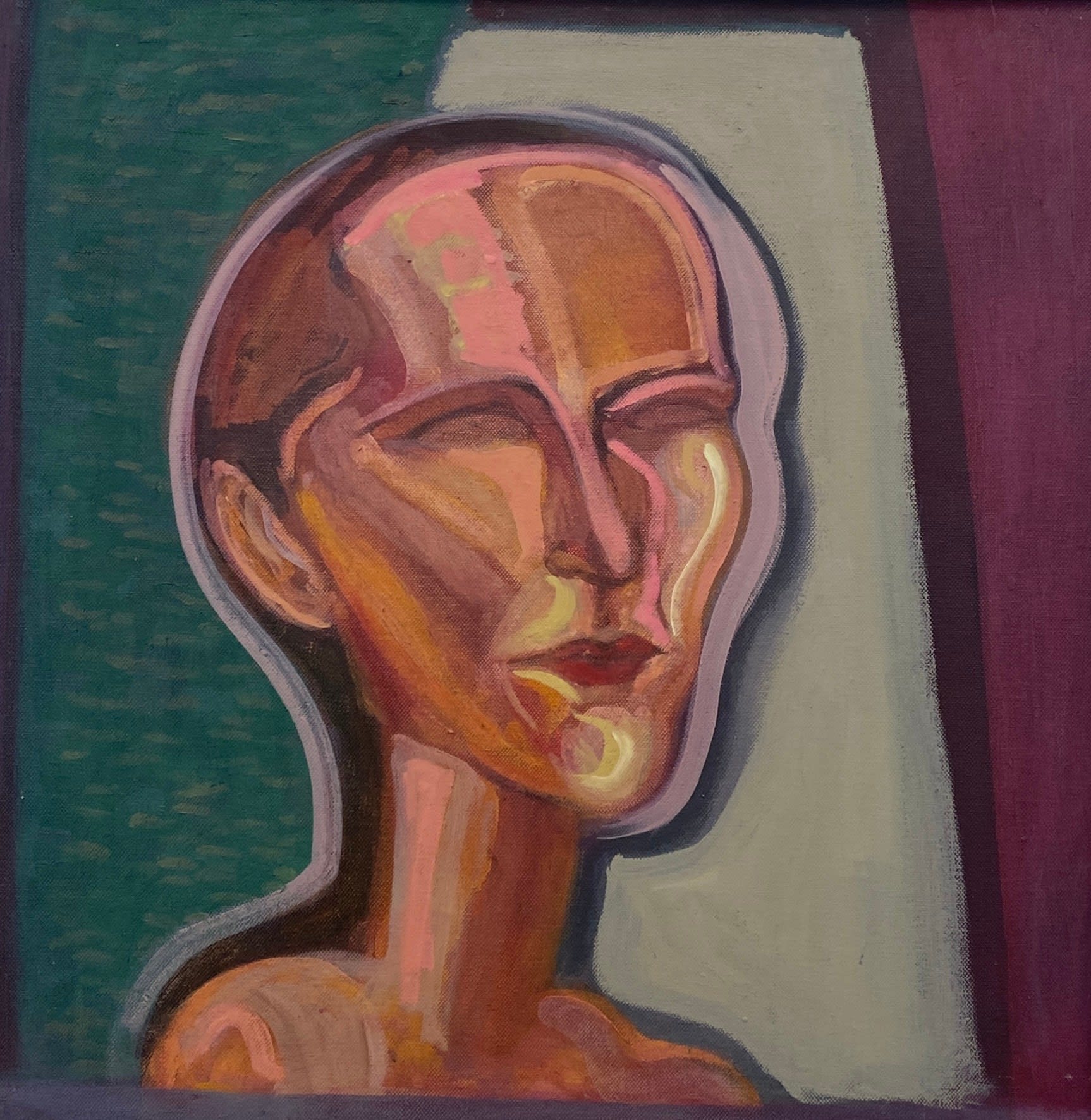 Brian Bourke, Head Study 6, 2021